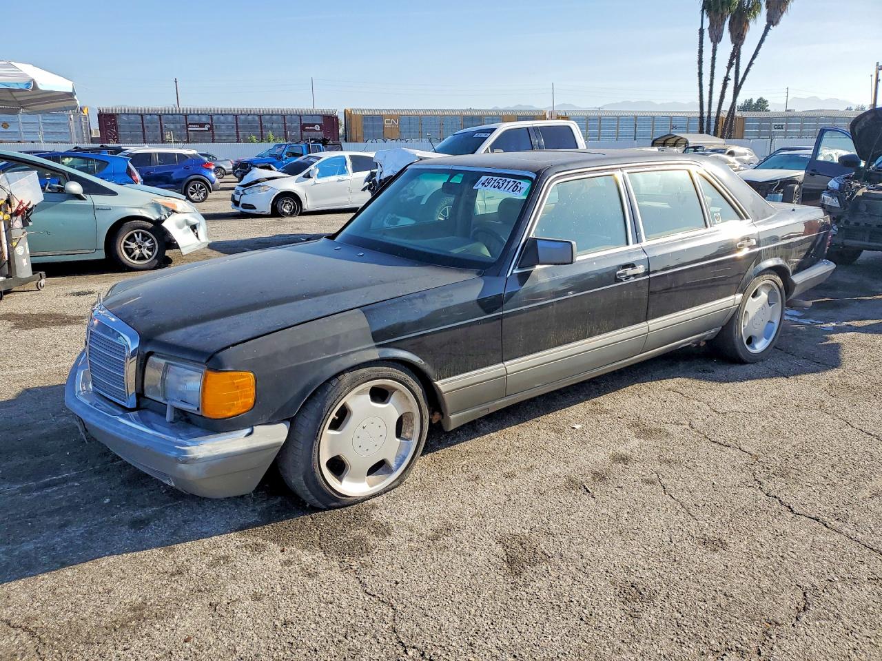 1988 Mercedes-benz 420 Sel Two Tone vin: WDBCA35D6JA373402