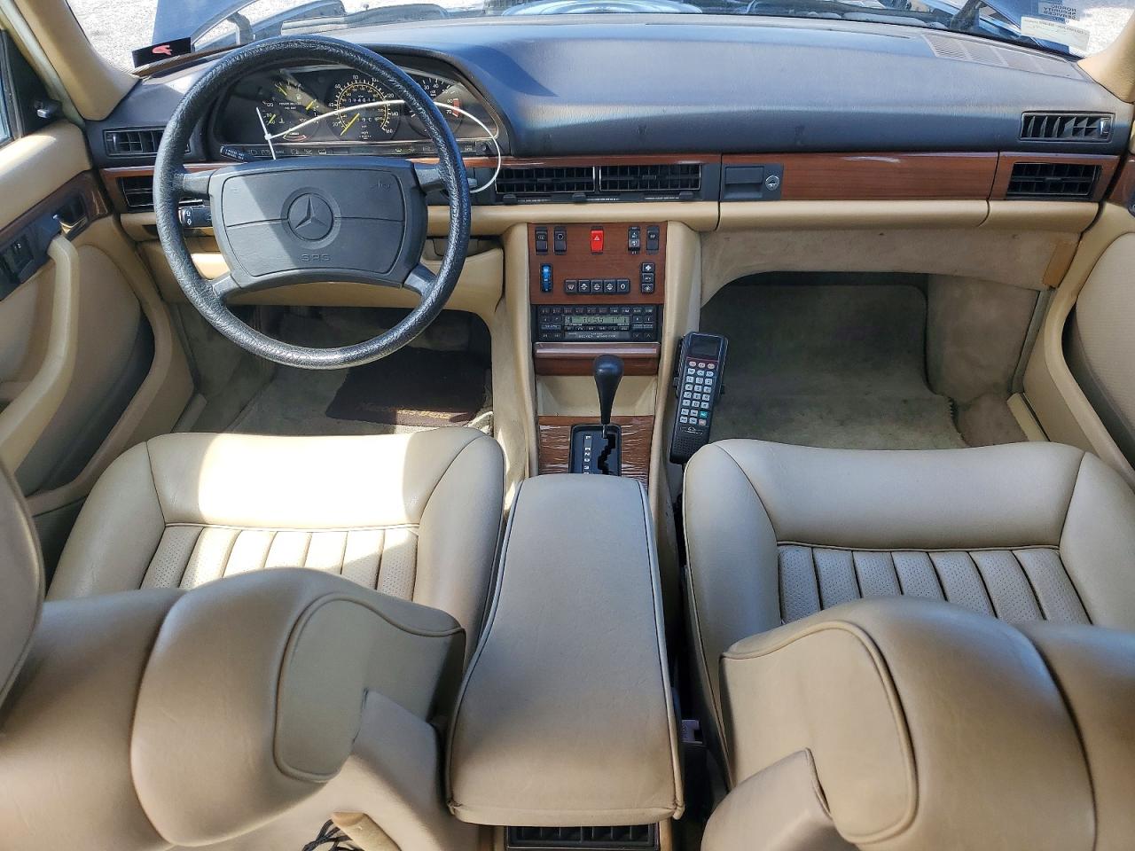1988 Mercedes-benz 420 Sel Black vin: WDBCA35D6JA423506