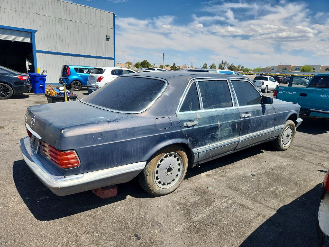 1986 Mercedes-benz 420 Sel Blue vin: WDBCA35D7GA210198