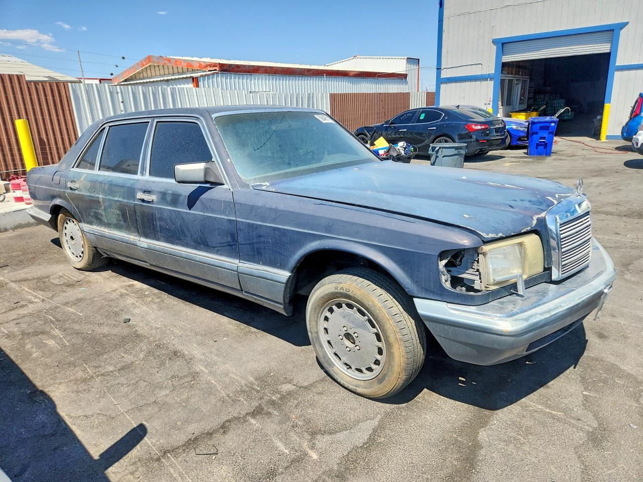 1986 Mercedes-benz 420 Sel Blue vin: WDBCA35D7GA210198