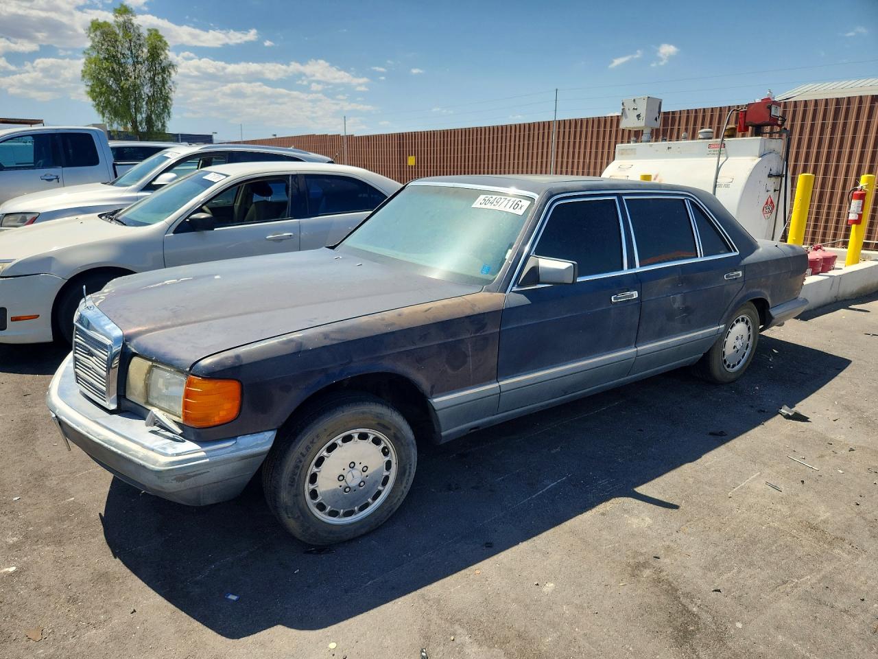 1986 Mercedes-benz 420 Sel Blue vin: WDBCA35D7GA210198