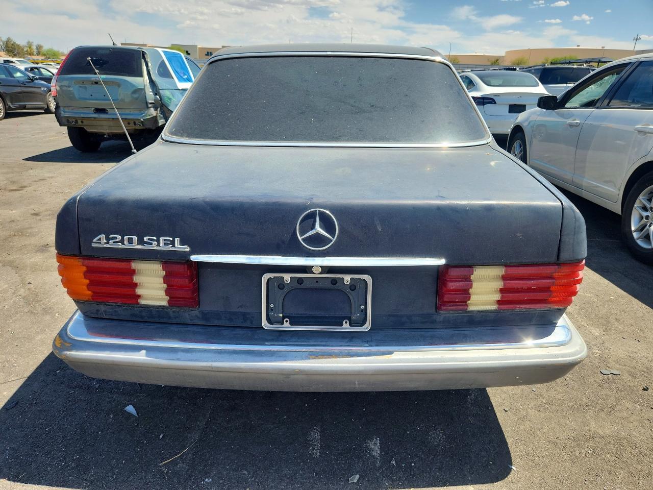 1986 Mercedes-benz 420 Sel Blue vin: WDBCA35D7GA210198