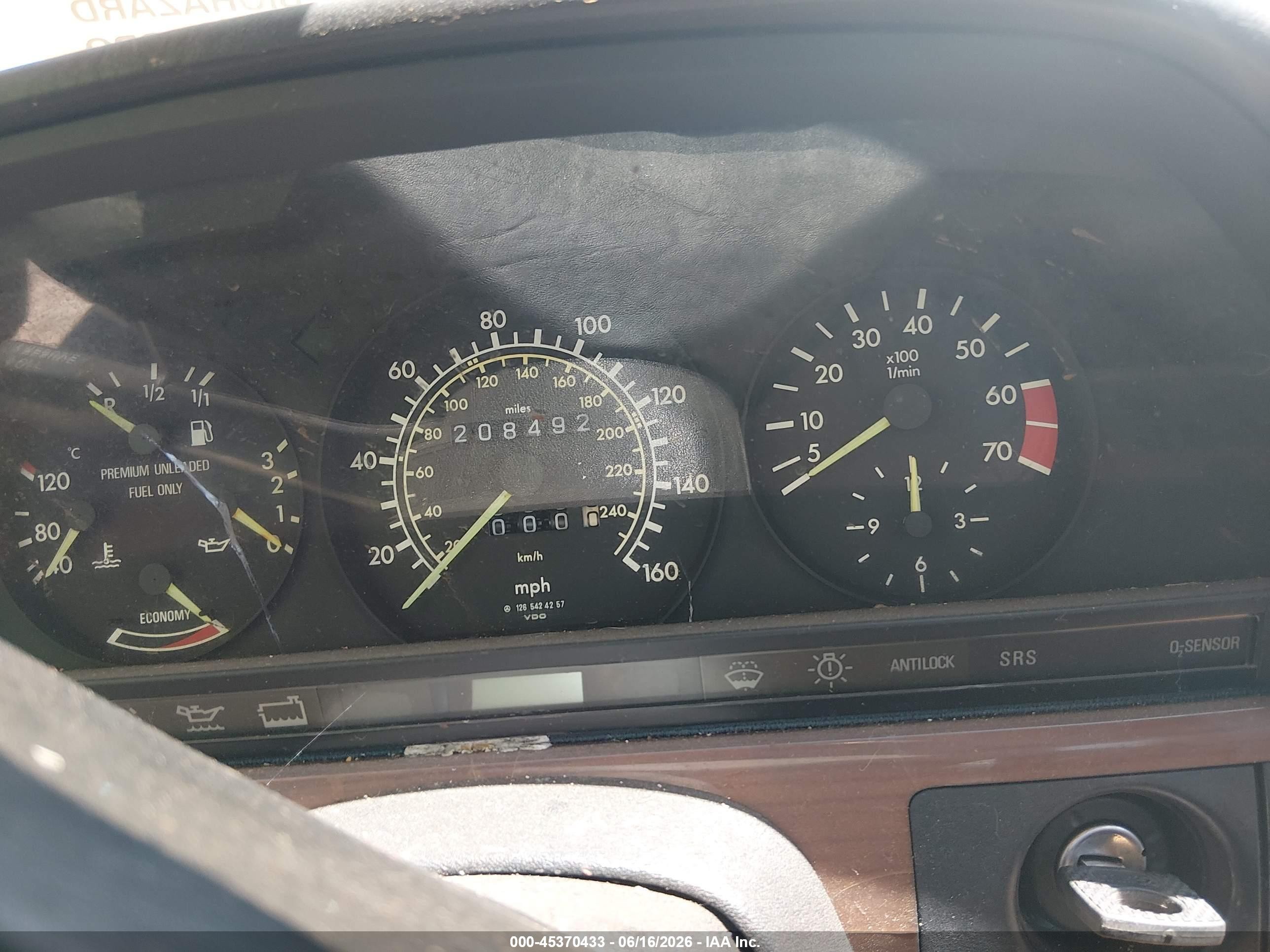 1987 Mercedes-benz 420 Sel Желто-коричневый vin: WDBCA35D8HA284649