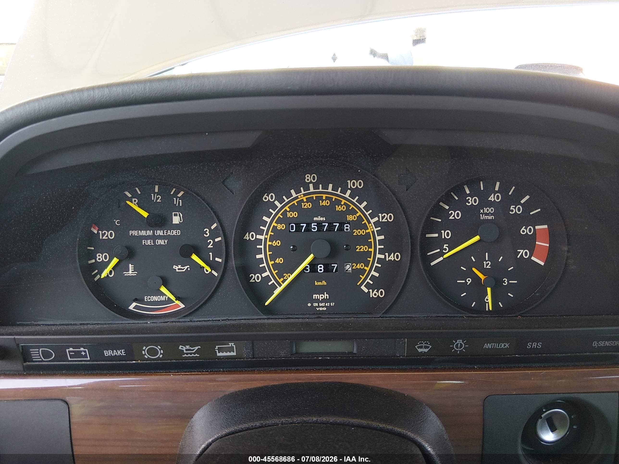 1987 Mercedes-benz 420 Sel Gray vin: WDBCA35D8HA316807