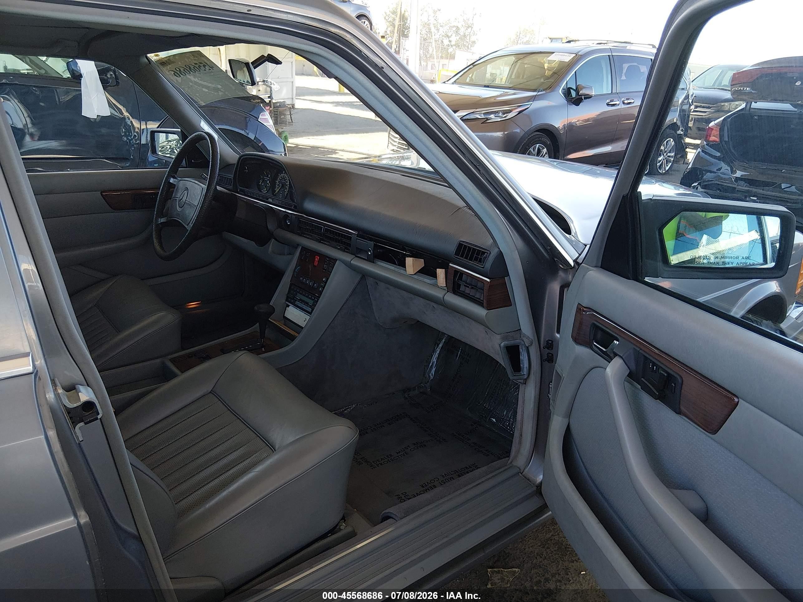 1987 Mercedes-benz 420 Sel Gray vin: WDBCA35D8HA316807
