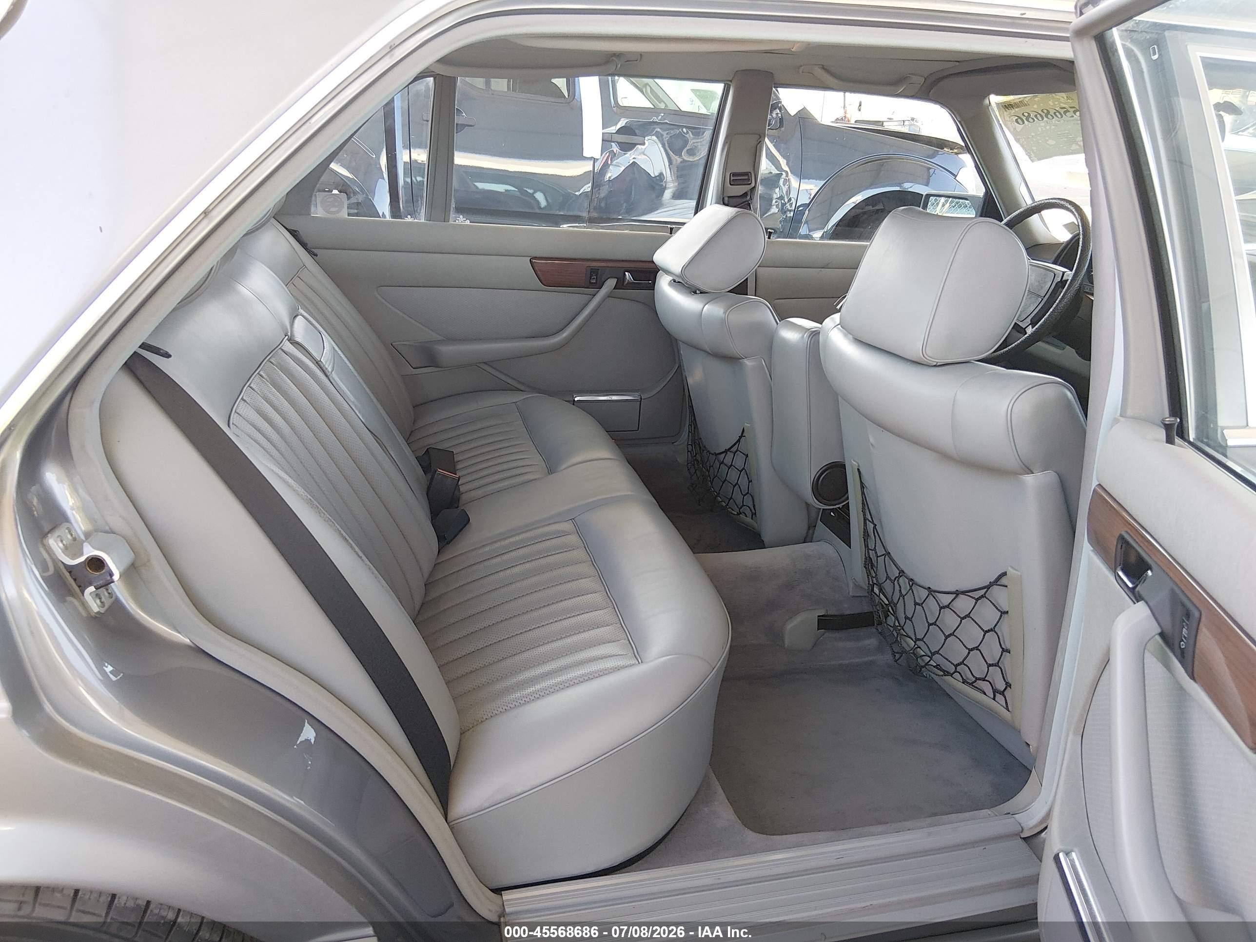 1987 Mercedes-benz 420 Sel Gray vin: WDBCA35D8HA316807