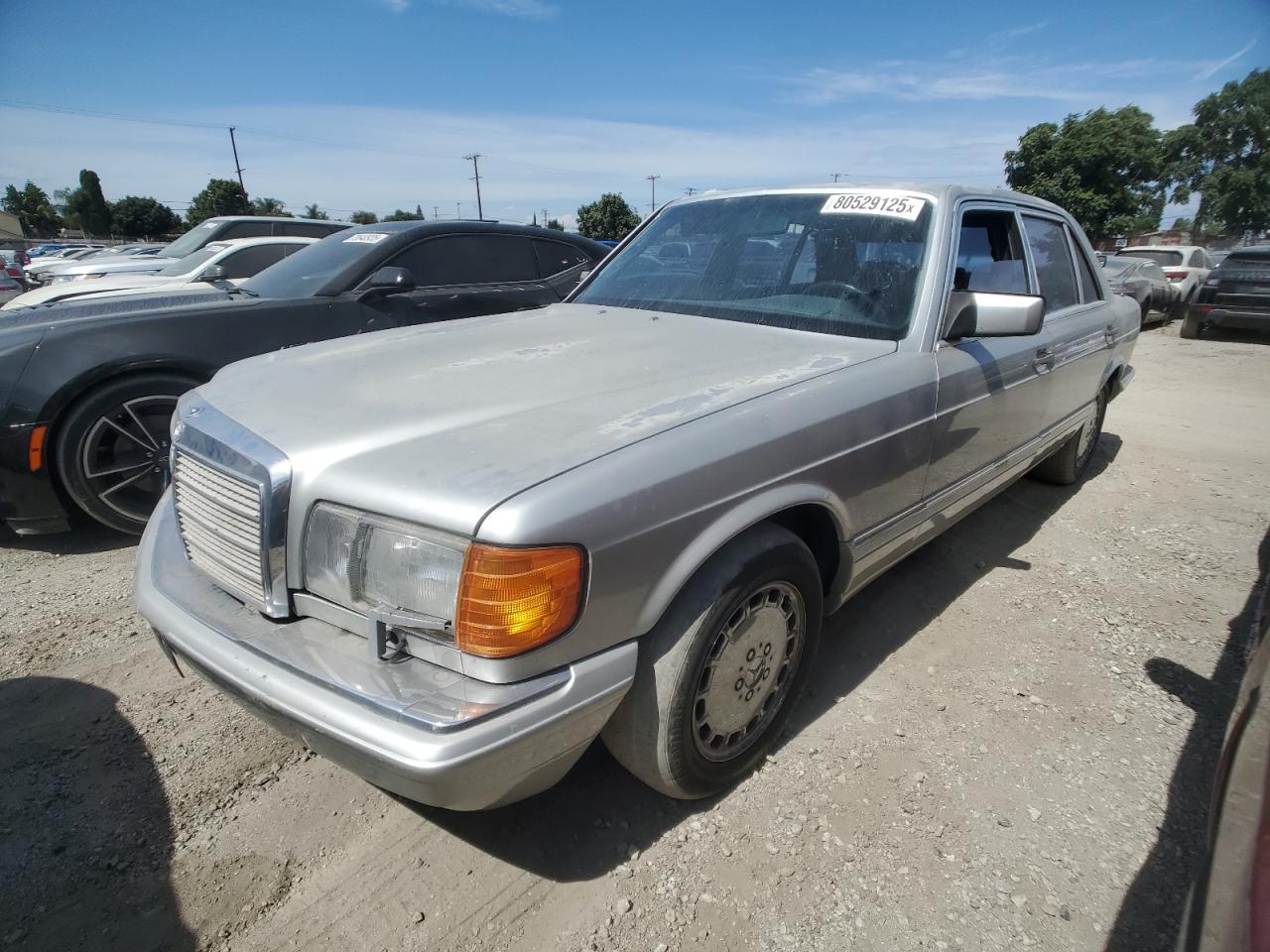 1988 Mercedes-benz 420 Sel Silver vin: WDBCA35D8JA376544