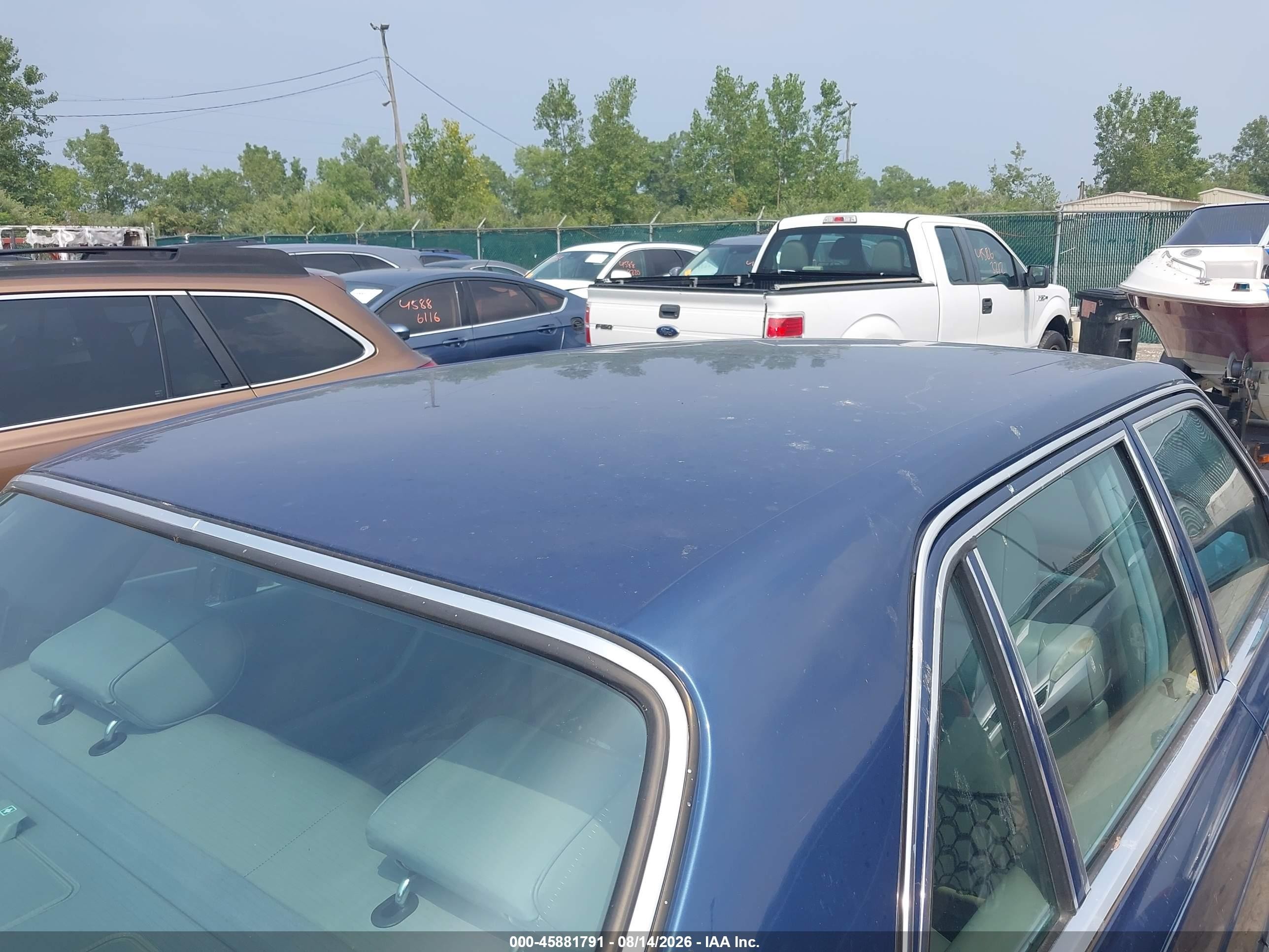 1987 Mercedes-benz 420 Sel Blue vin: WDBCA35D9HA293862