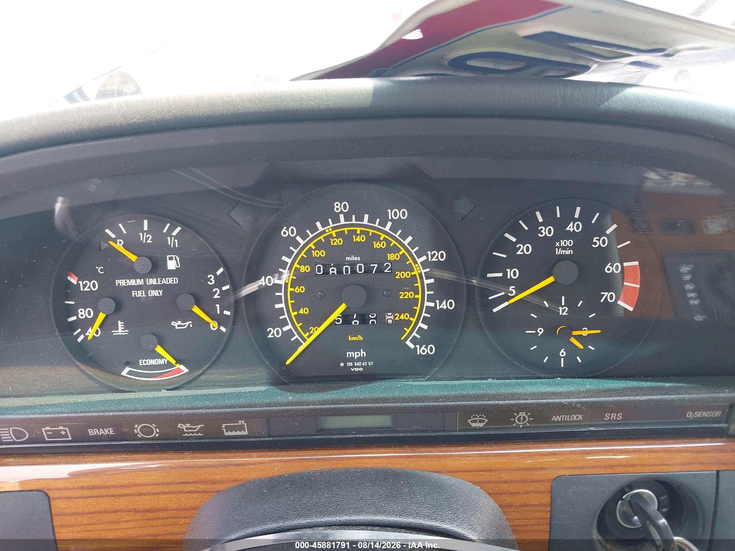 1987 Mercedes-benz 420 Sel Blue vin: WDBCA35D9HA293862