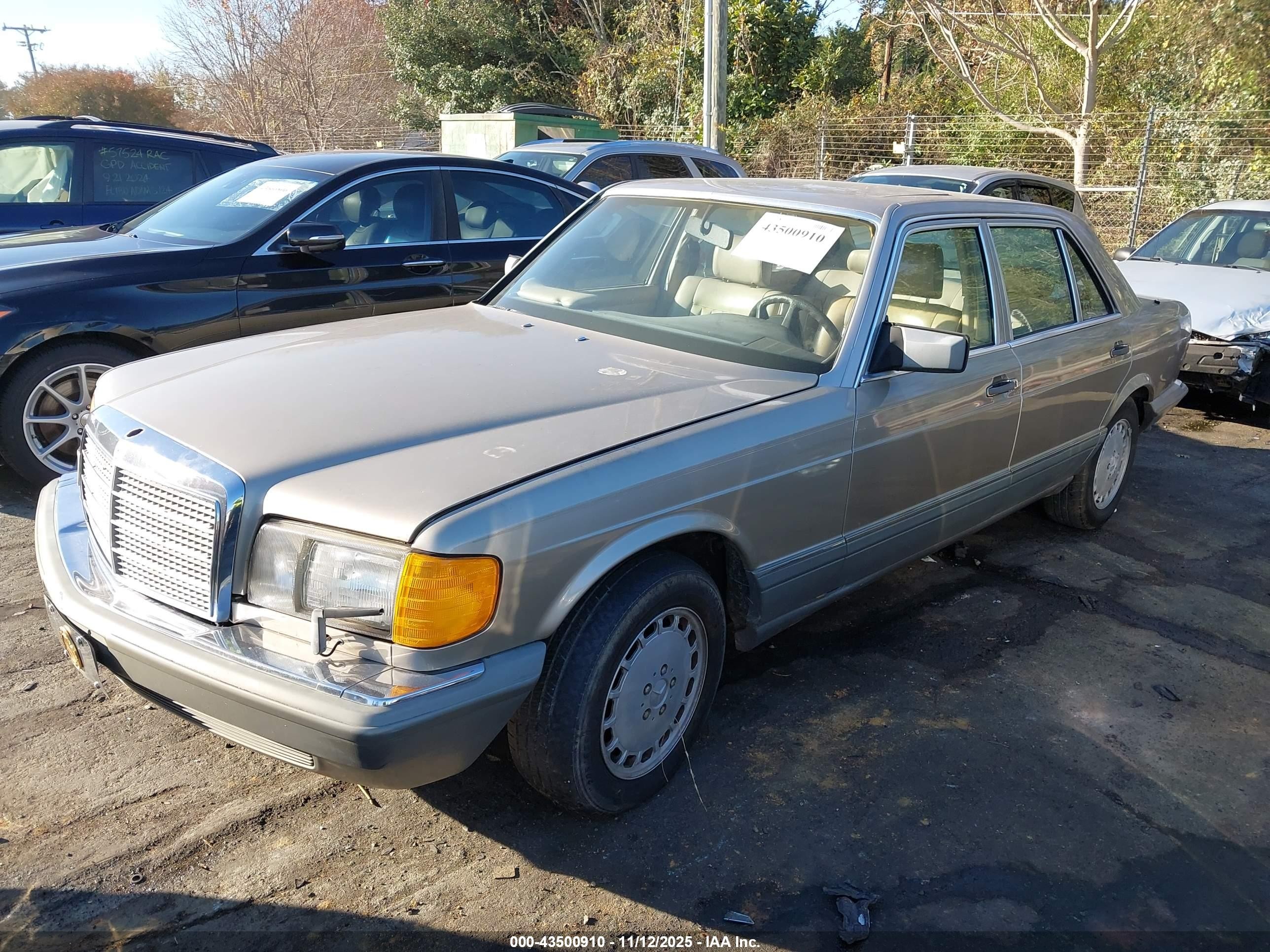 1988 Mercedes-benz 420 Sel Gray vin: WDBCA35DXJA404490