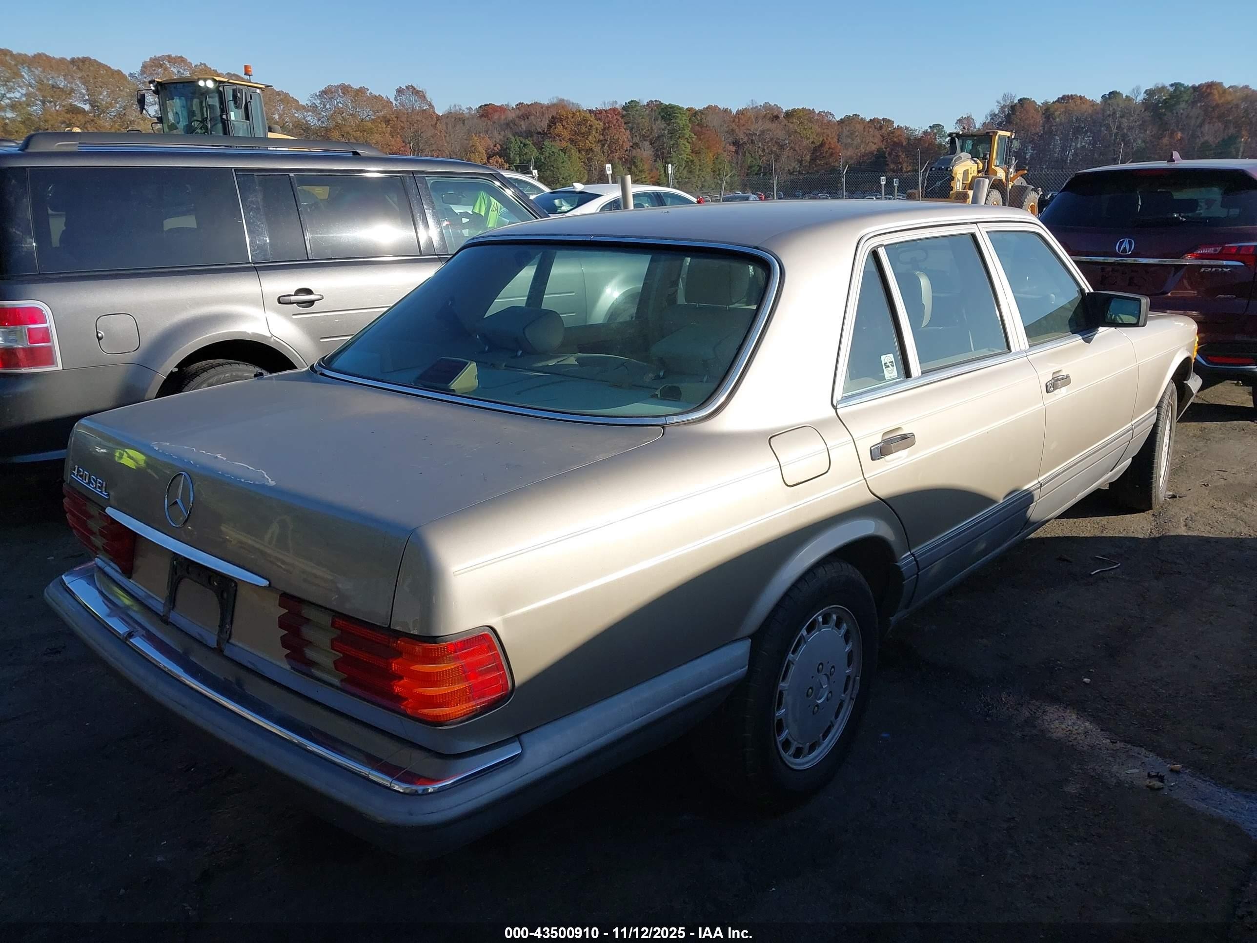 1988 Mercedes-benz 420 Sel Gray vin: WDBCA35DXJA404490