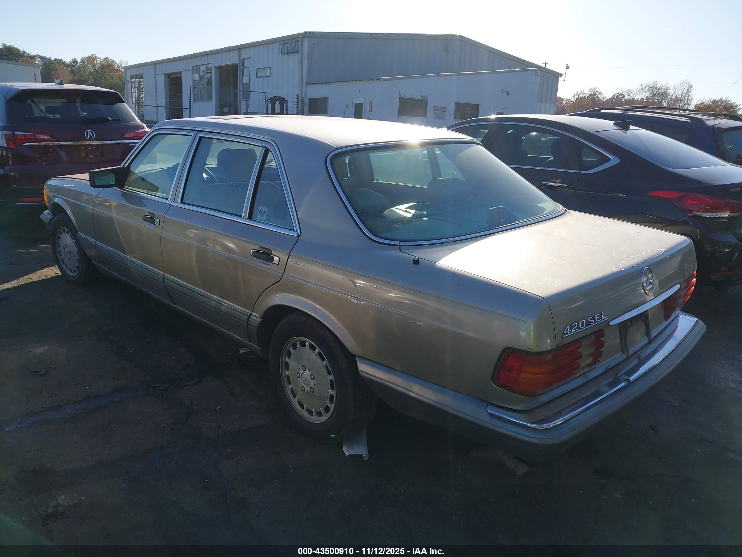 1988 Mercedes-benz 420 Sel Gray vin: WDBCA35DXJA404490