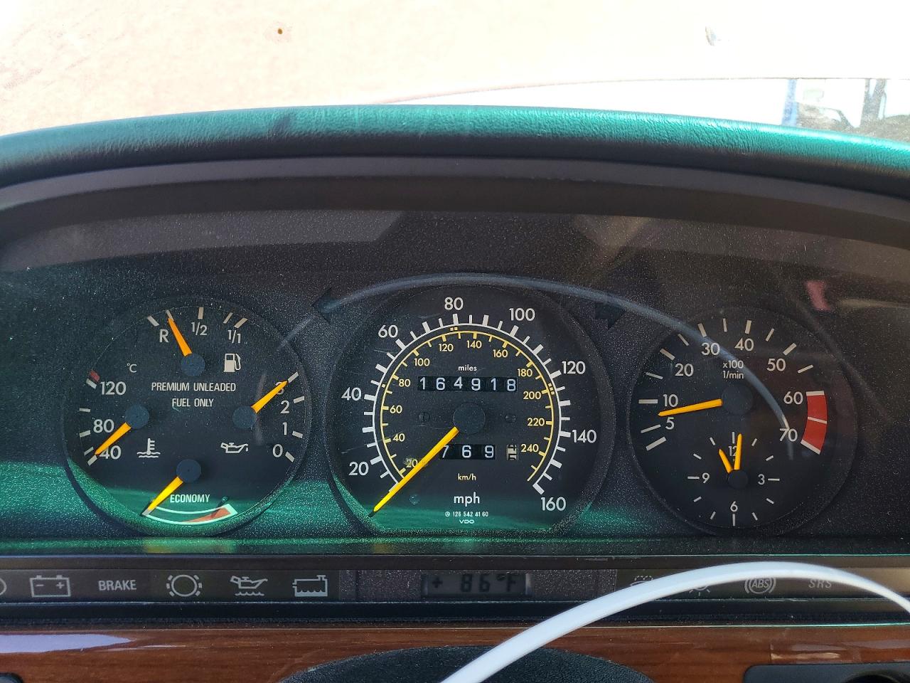 1991 Mercedes-benz 420 Sel Бордовый vin: WDBCA35E0MA603805