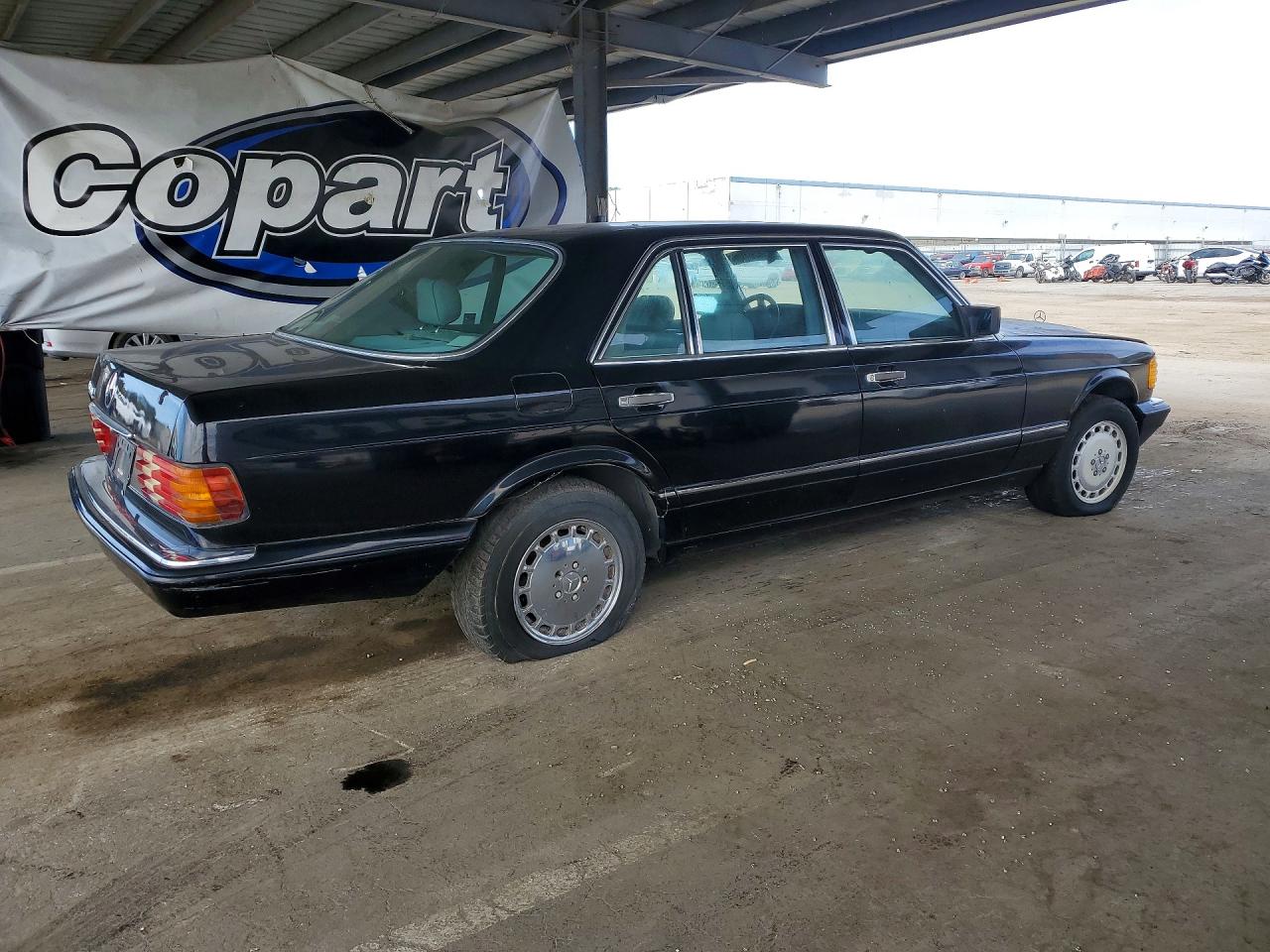 1991 Mercedes Benz 420 Sel Black vin: WDBCA35E1MA585170
