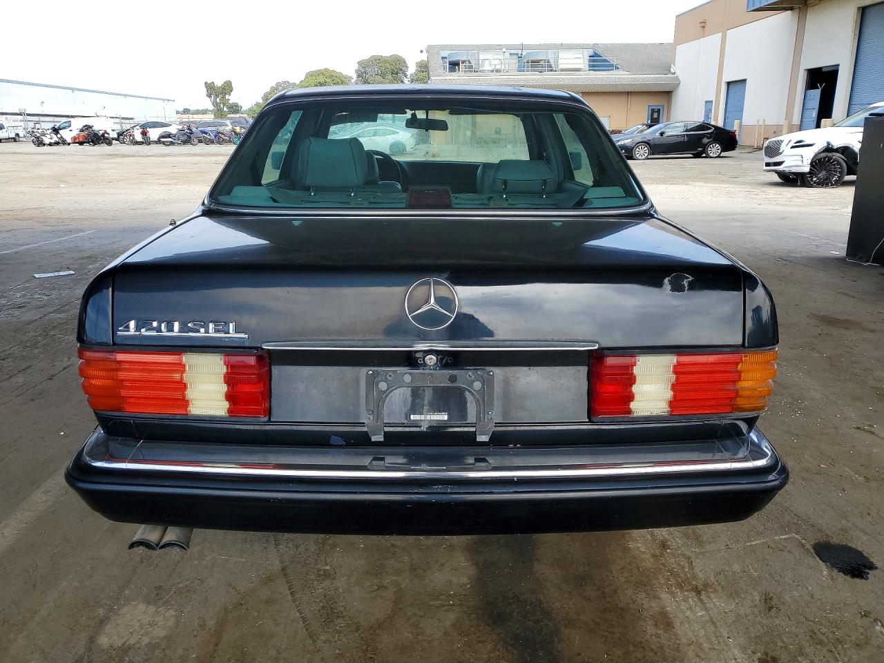 1991 Mercedes Benz 420 Sel Black vin: WDBCA35E1MA585170