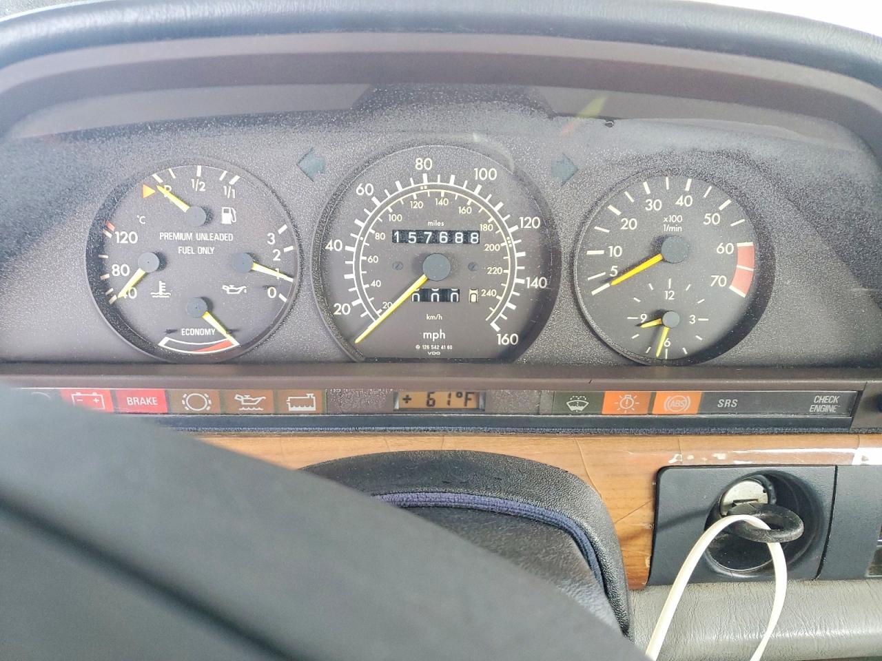 1991 Mercedes Benz 420 Sel Black vin: WDBCA35E1MA585170