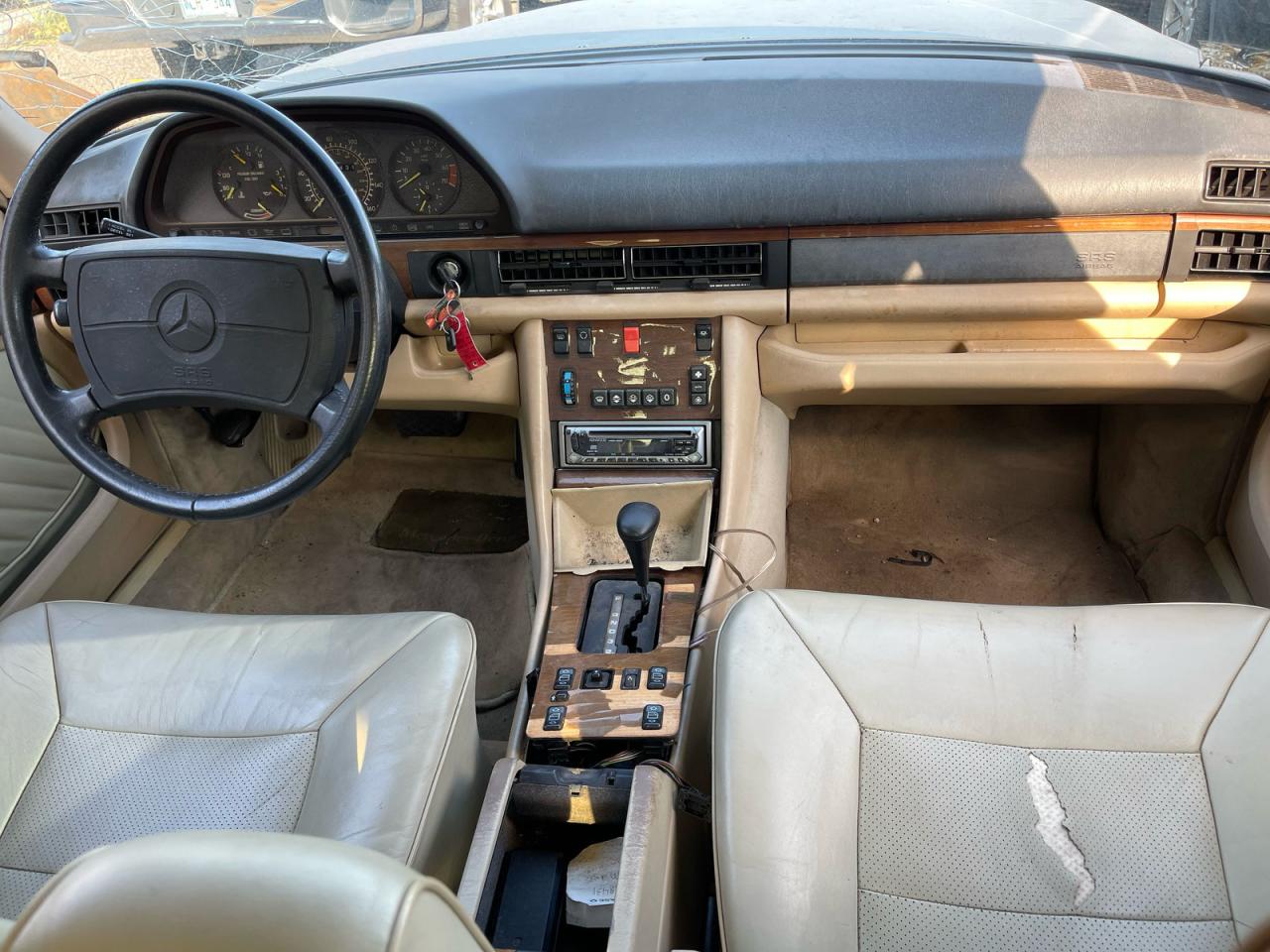 1991 Mercedes-benz 420 Sel Gold vin: WDBCA35E1MA597903