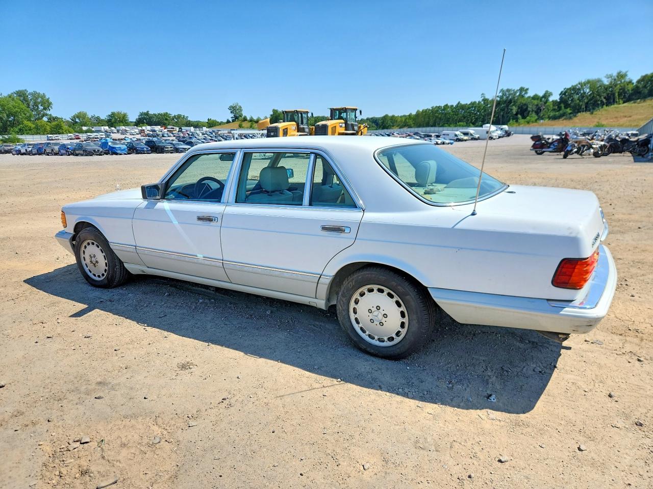 1991 Mercedes-benz 420 Sel White vin: WDBCA35E1MA607460