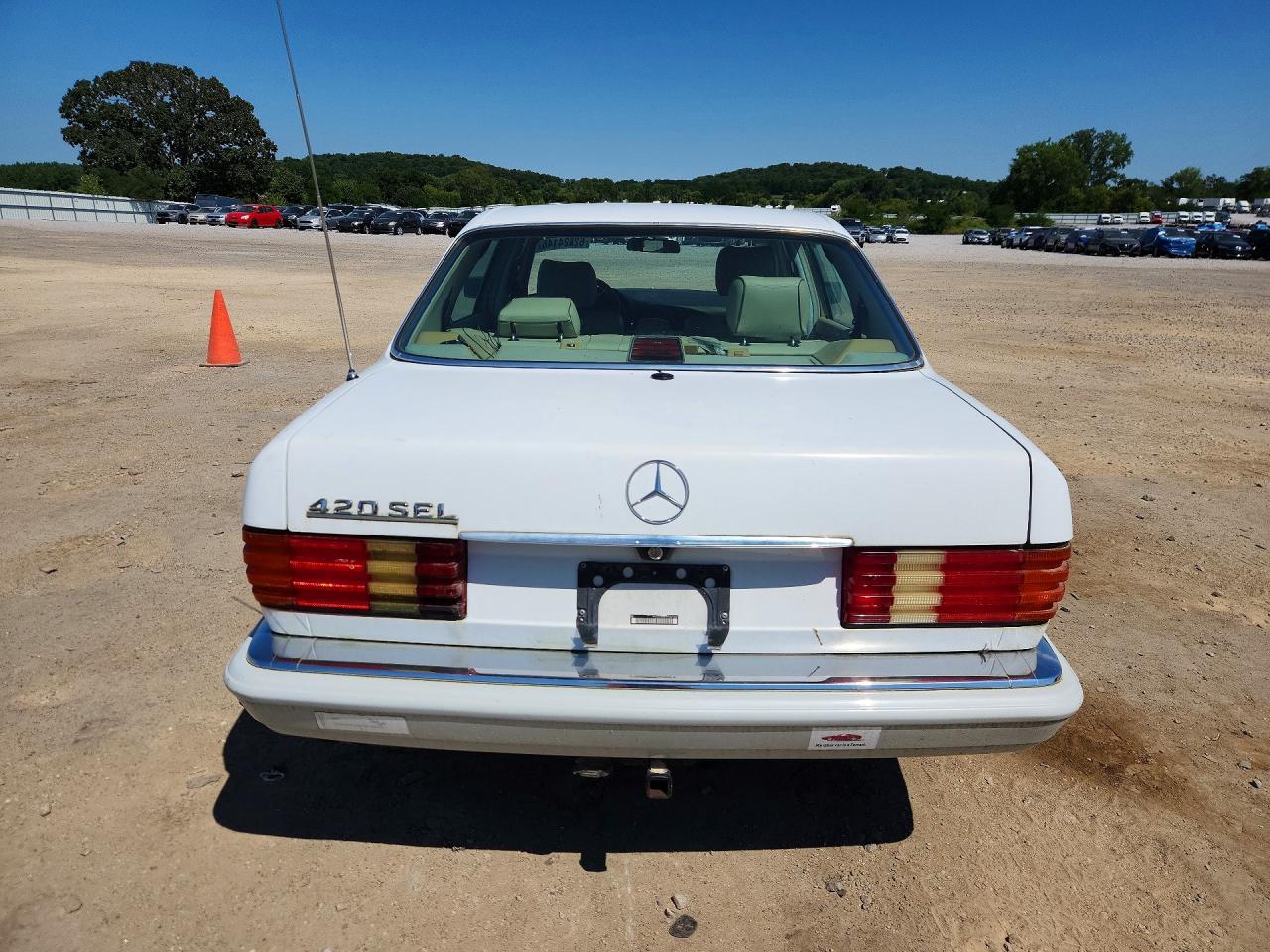 1991 Mercedes-benz 420 Sel White vin: WDBCA35E1MA607460