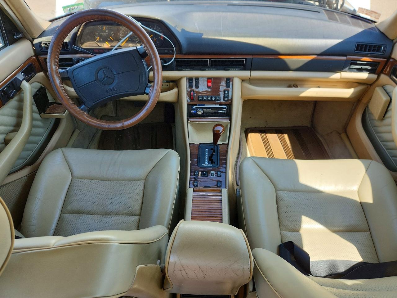 1991 Mercedes-benz 420 Sel White vin: WDBCA35E1MA607460