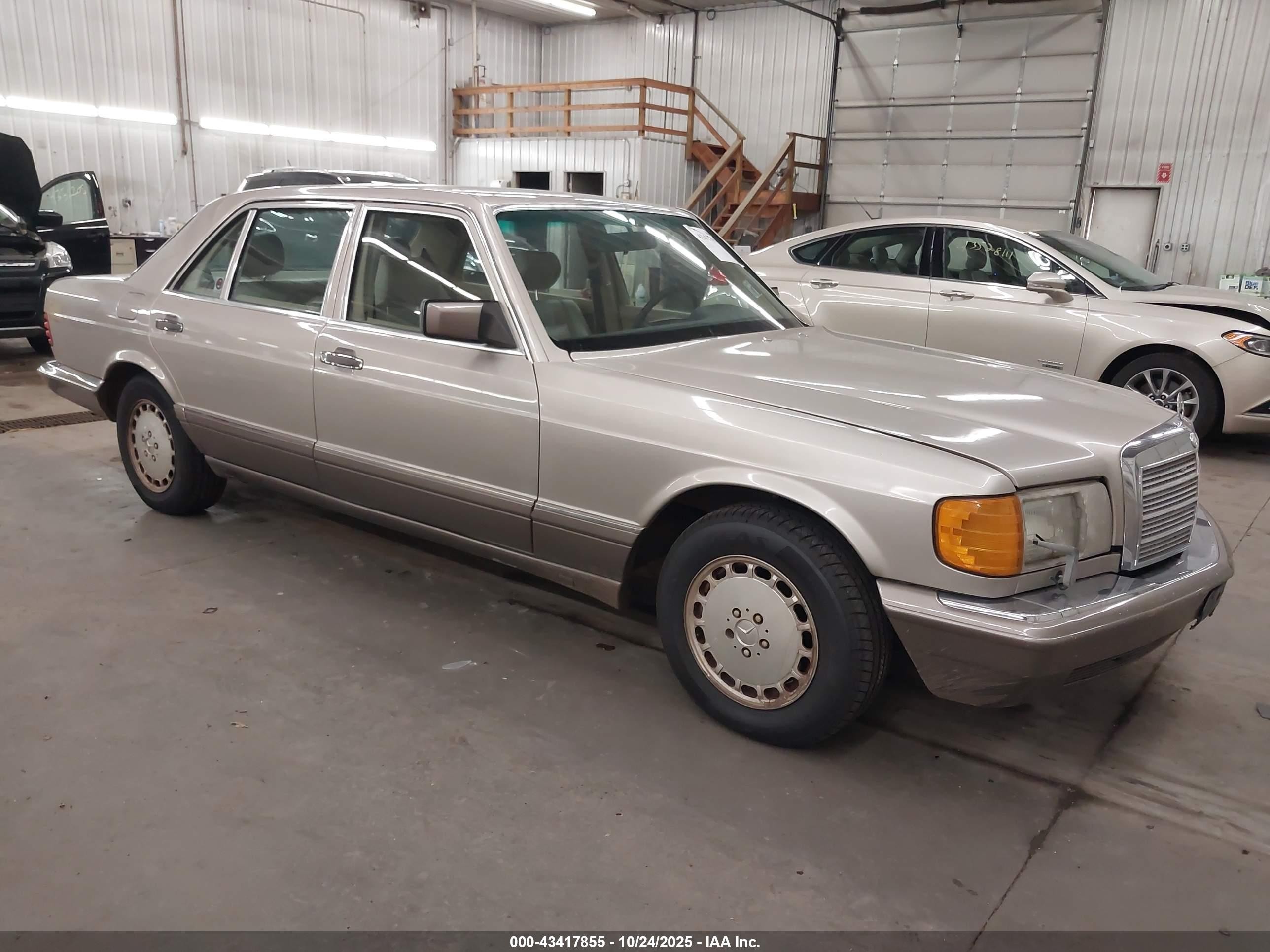 1991 Mercedes-benz 420 Sel Beige vin: WDBCA35E3MA601496