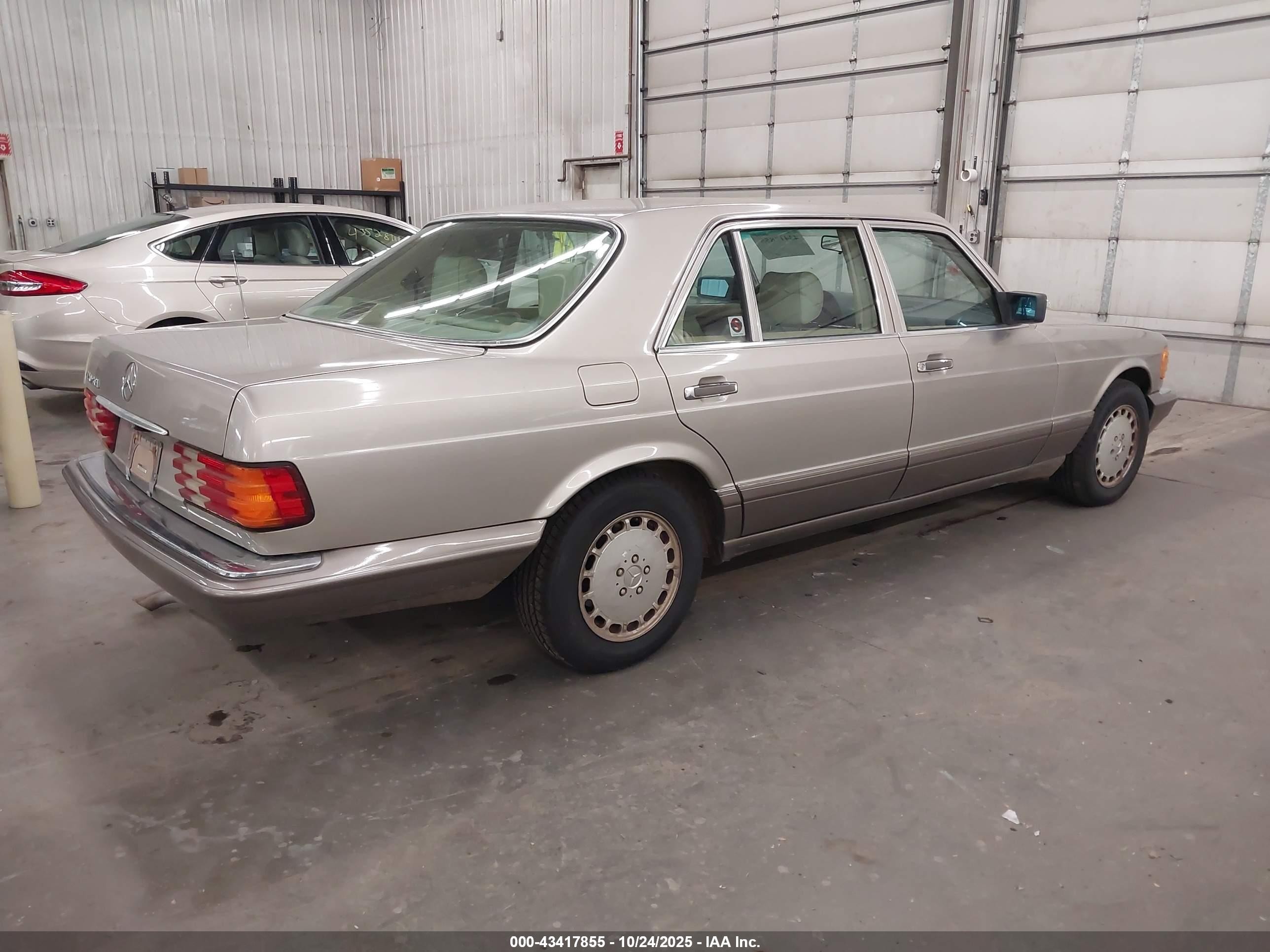 1991 Mercedes-benz 420 Sel Beige vin: WDBCA35E3MA601496