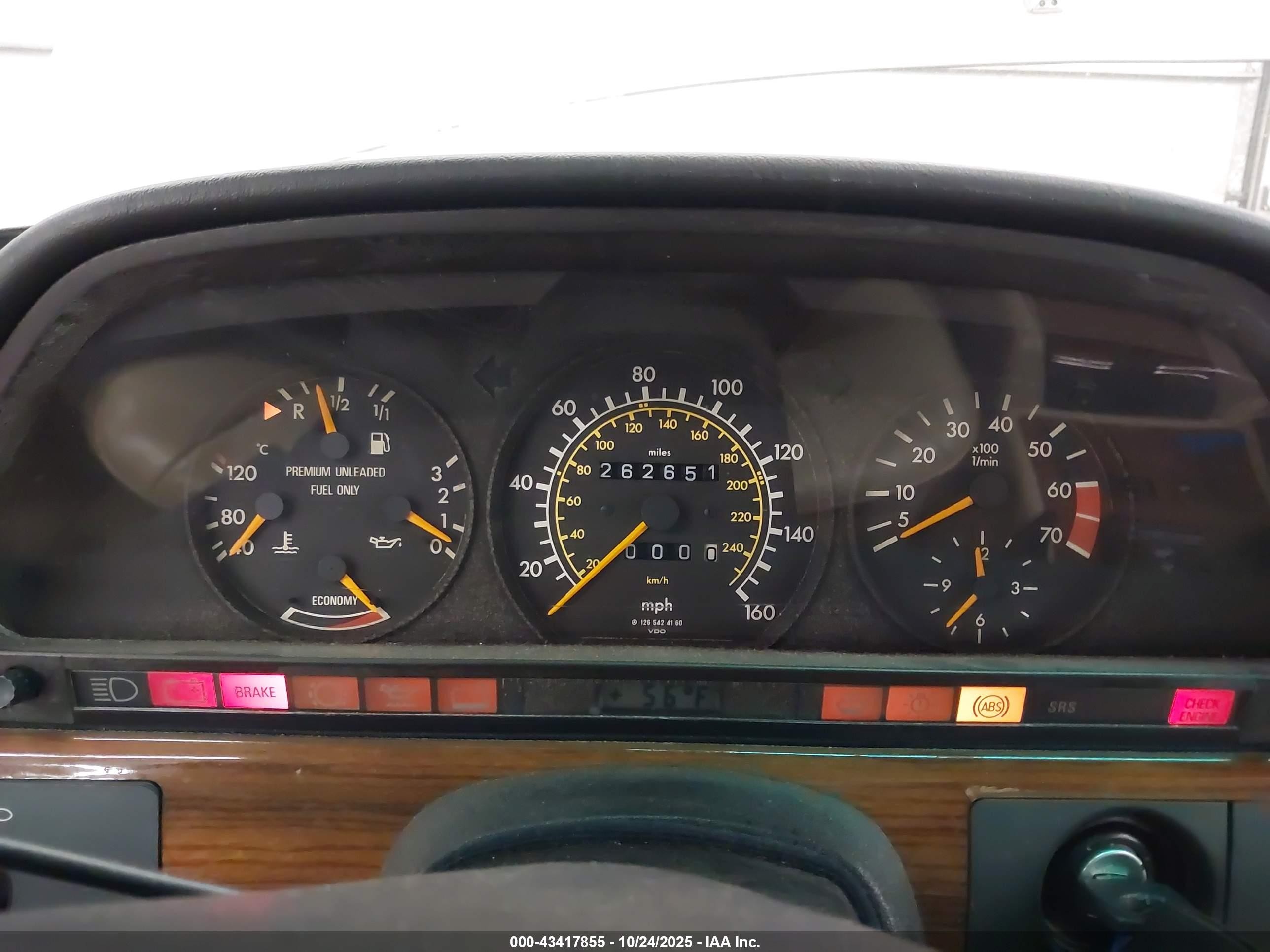 1991 Mercedes-benz 420 Sel Beige vin: WDBCA35E3MA601496