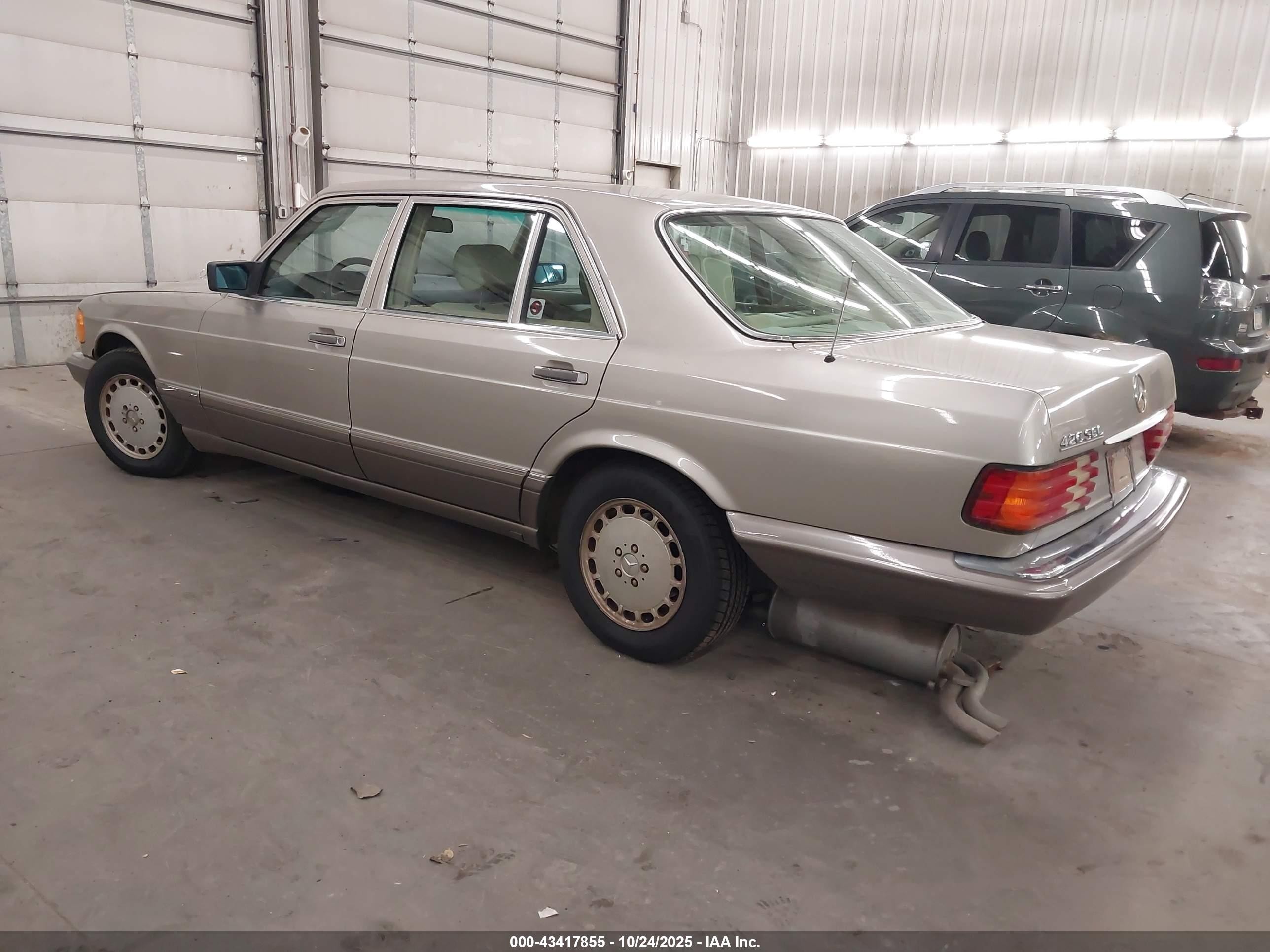 1991 Mercedes-benz 420 Sel Beige vin: WDBCA35E3MA601496