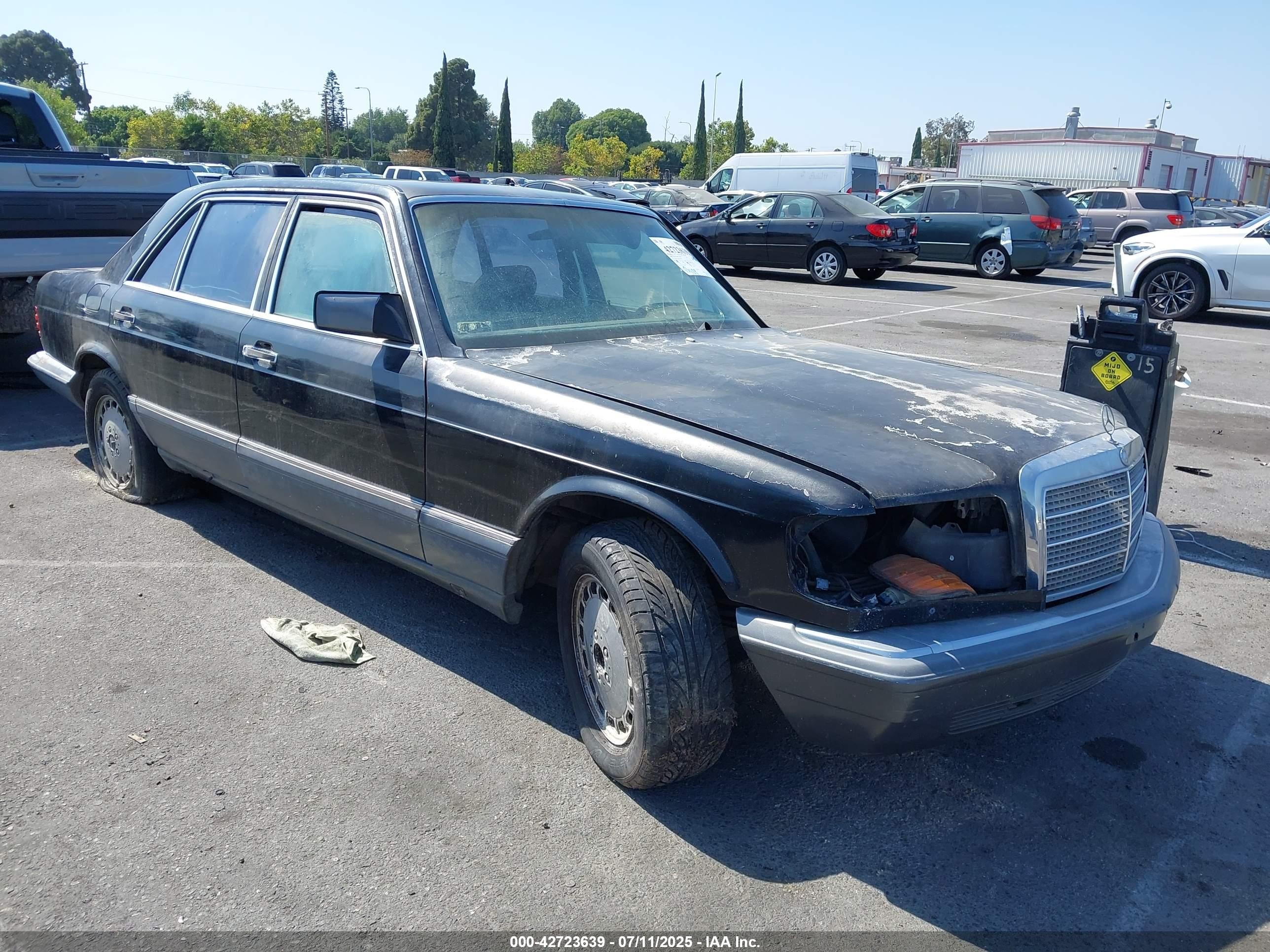 1991 Mercedes-benz 420 Sel Black vin: WDBCA35E4MA580934
