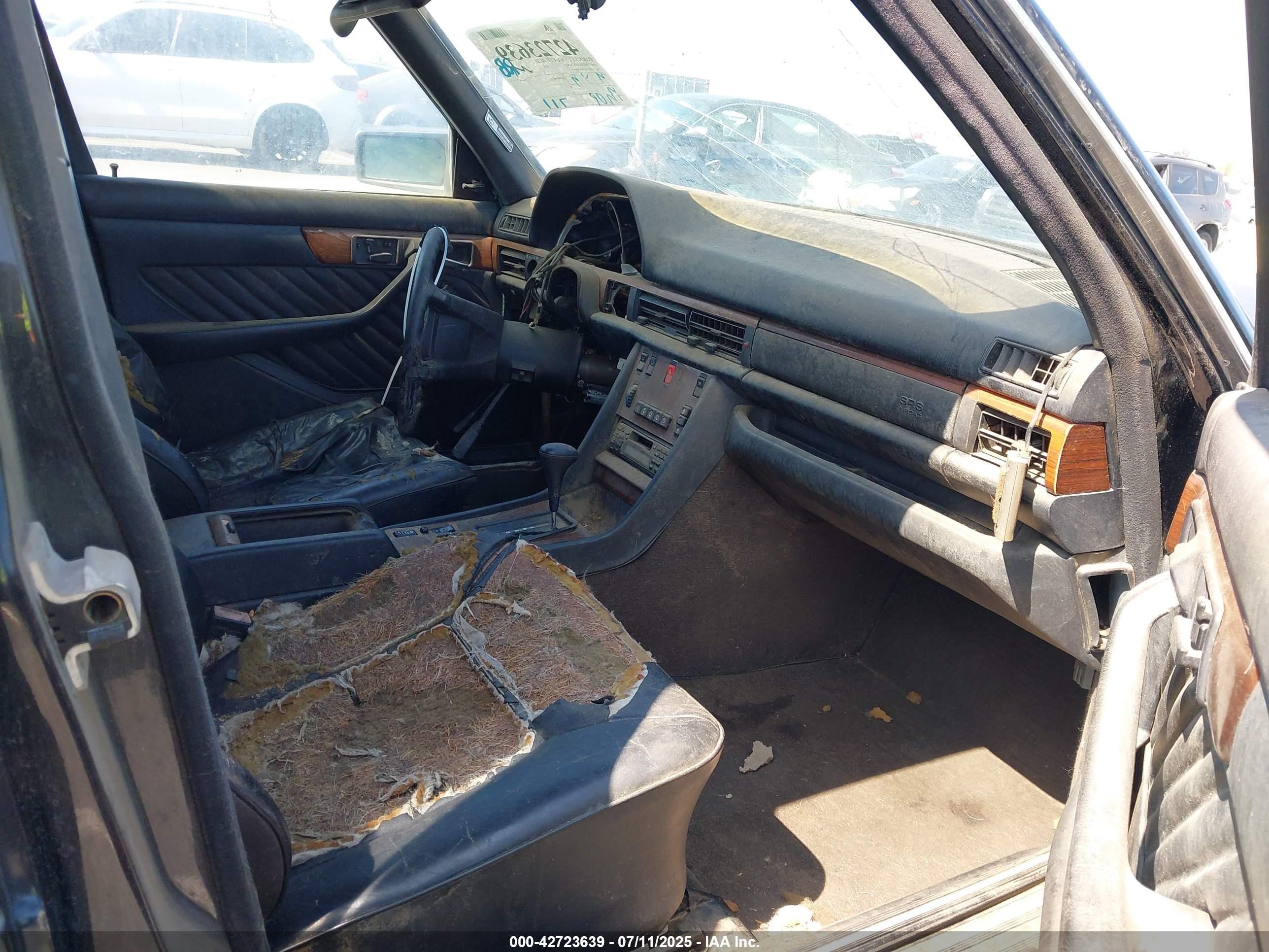 1991 Mercedes-benz 420 Sel Черный vin: WDBCA35E4MA580934