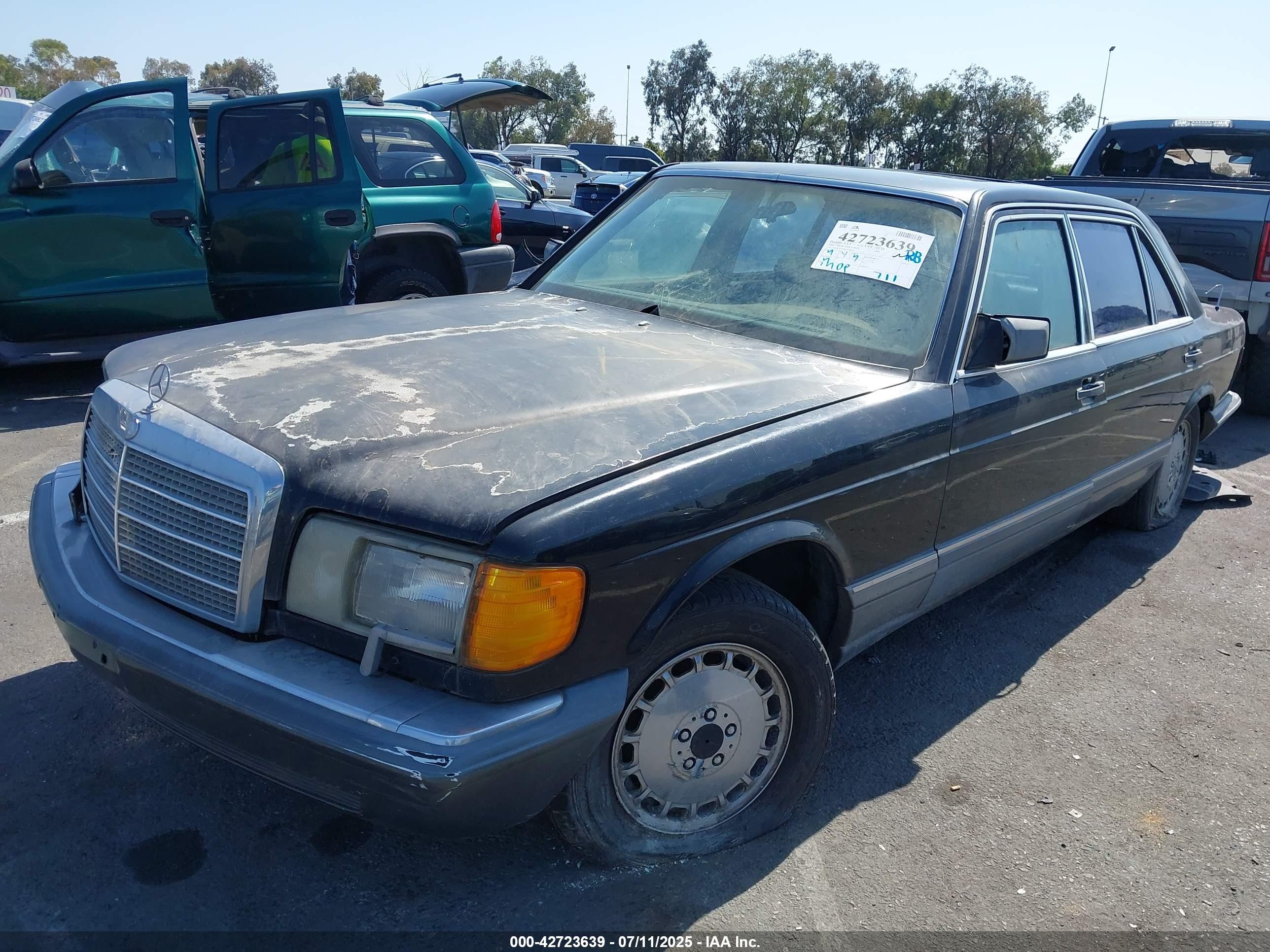 1991 Mercedes-benz 420 Sel Черный vin: WDBCA35E4MA580934