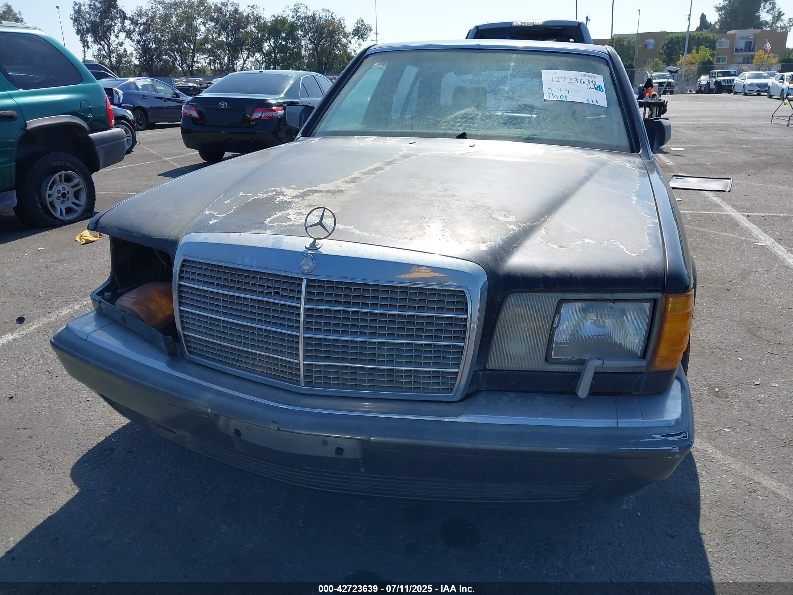 1991 Mercedes-benz 420 Sel Черный vin: WDBCA35E4MA580934