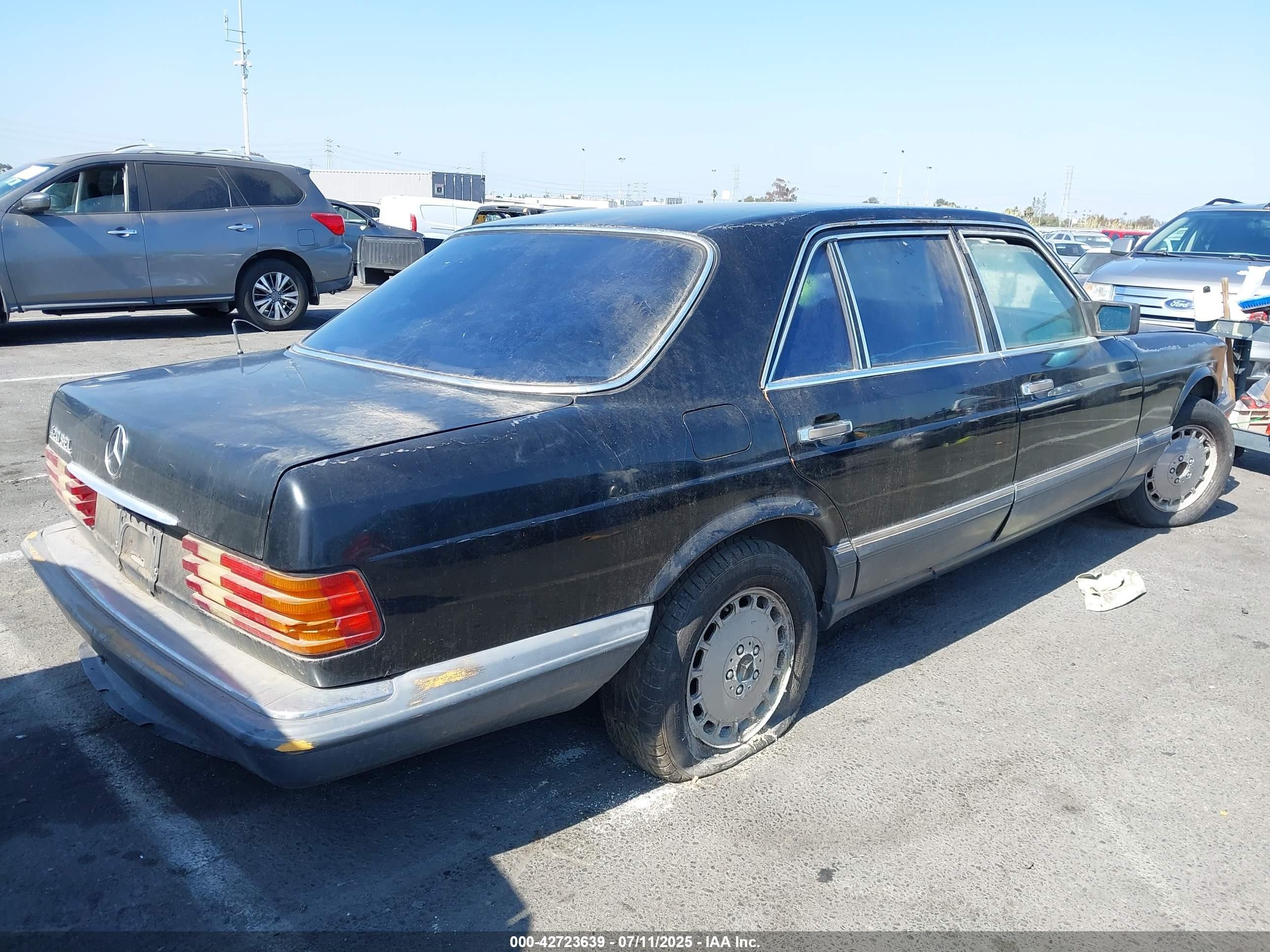 1991 Mercedes-benz 420 Sel Черный vin: WDBCA35E4MA580934