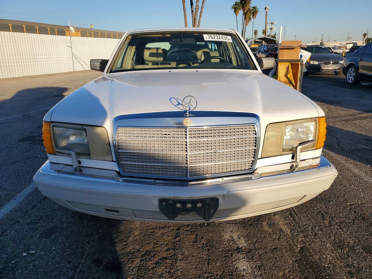 1991 Mercedes-benz 420 Sel White vin: WDBCA35E4MA600633