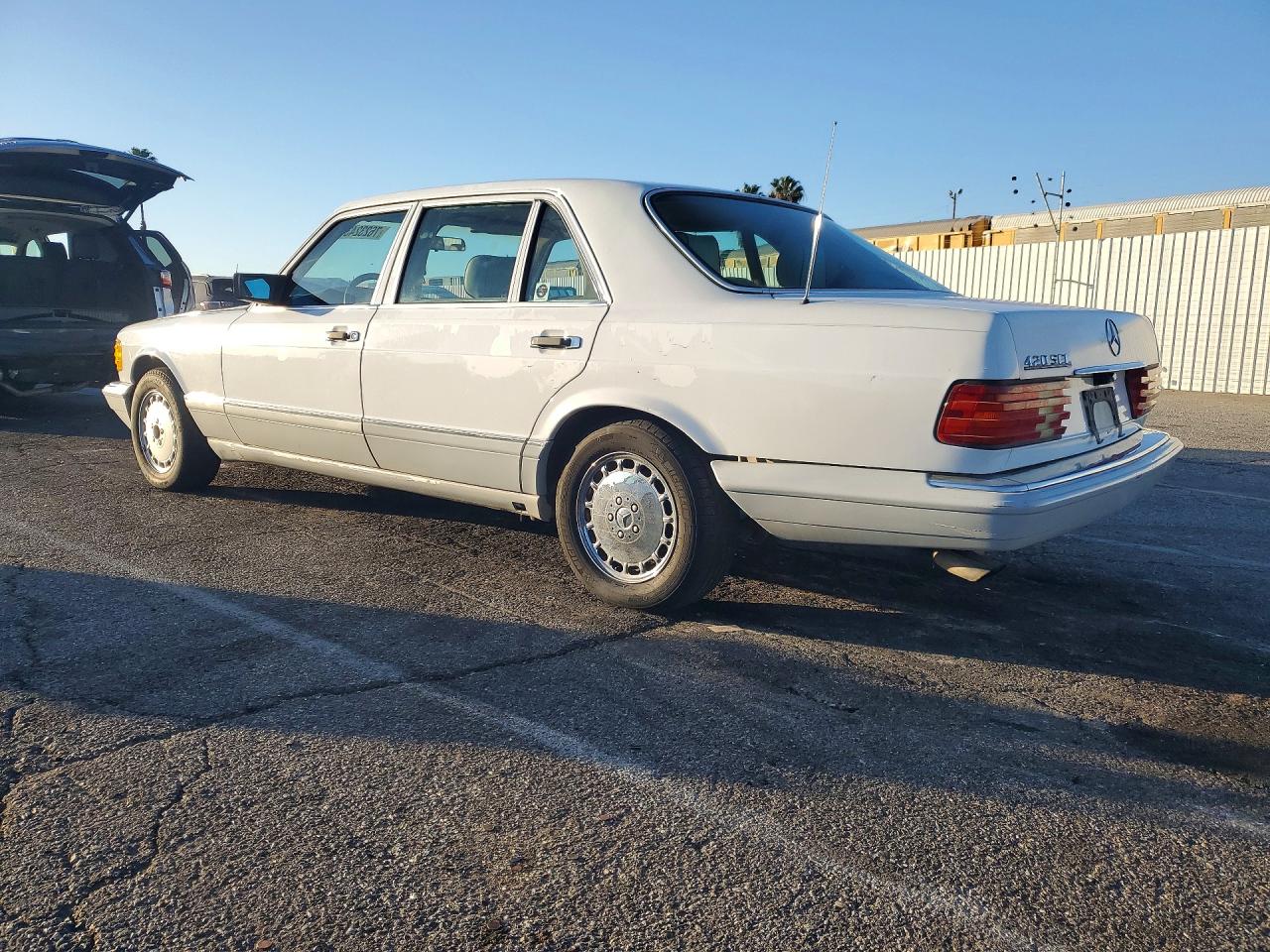 1991 Mercedes-benz 420 Sel White vin: WDBCA35E4MA600633