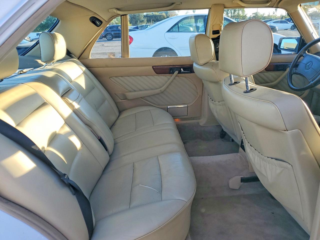 1991 Mercedes-benz 420 Sel White vin: WDBCA35E4MA600633