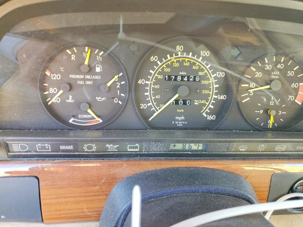 1991 Mercedes-benz 420 Sel White vin: WDBCA35E4MA600633