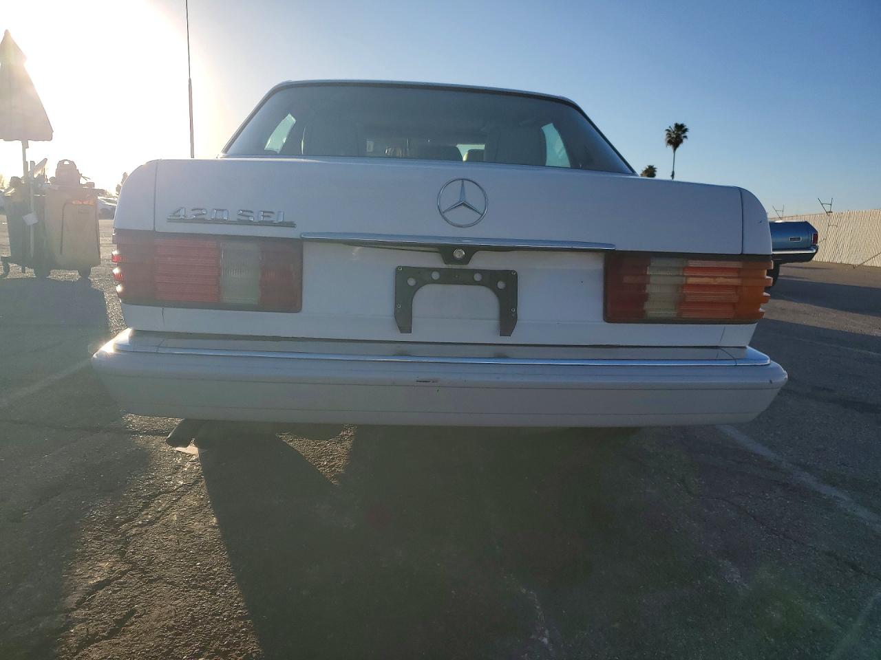 1991 Mercedes-benz 420 Sel White vin: WDBCA35E4MA600633