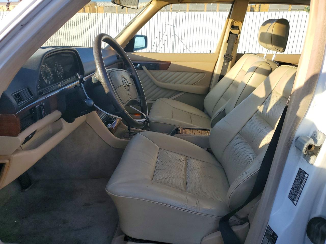 1991 Mercedes-benz 420 Sel White vin: WDBCA35E4MA600633
