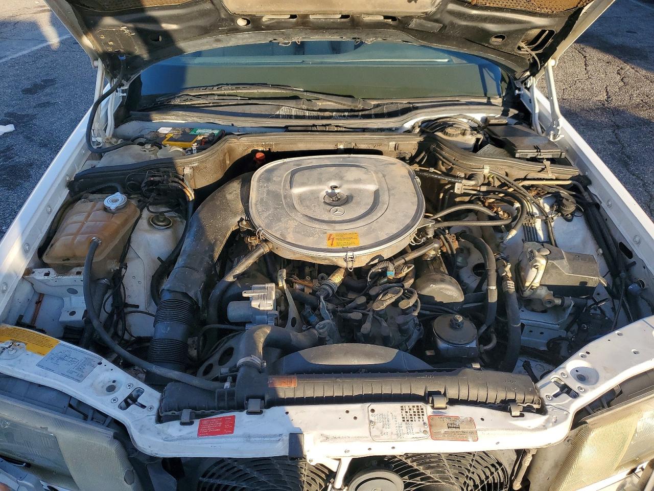 1991 Mercedes-benz 420 Sel White vin: WDBCA35E4MA600633