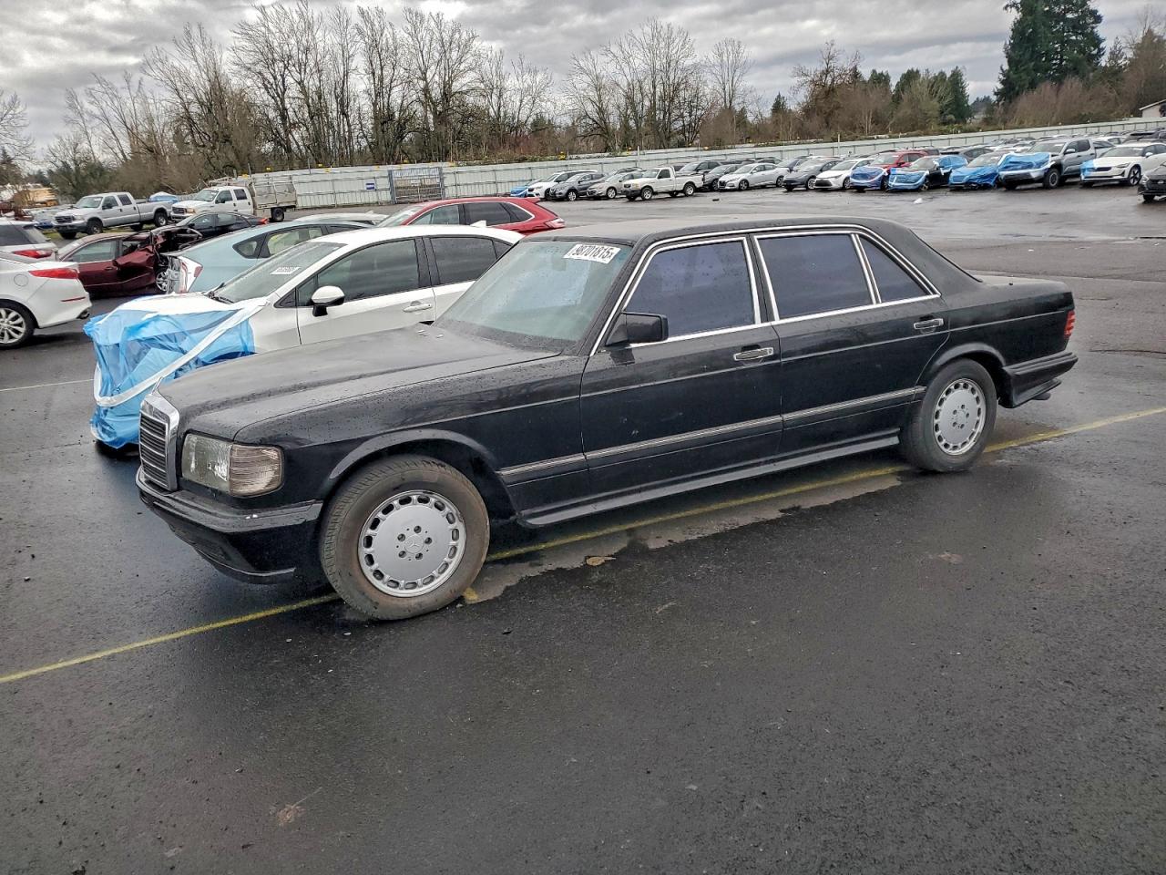 1991 Mercedes-benz 420 Sel Black vin: WDBCA35E5MA601810