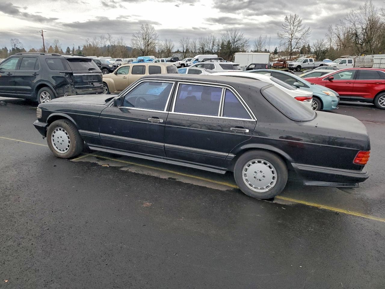 1991 Mercedes-benz 420 Sel Black vin: WDBCA35E5MA601810