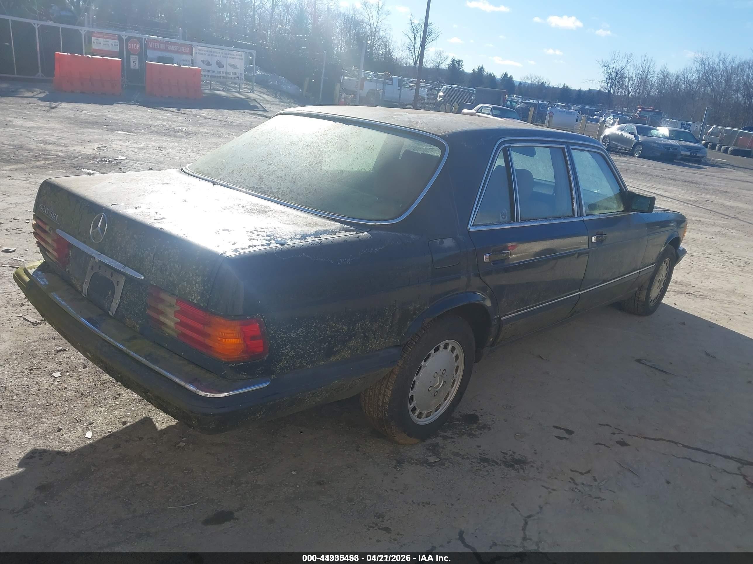 1989 Mercedes-benz 420 Sel Синий vin: WDBCA35E6KA478063