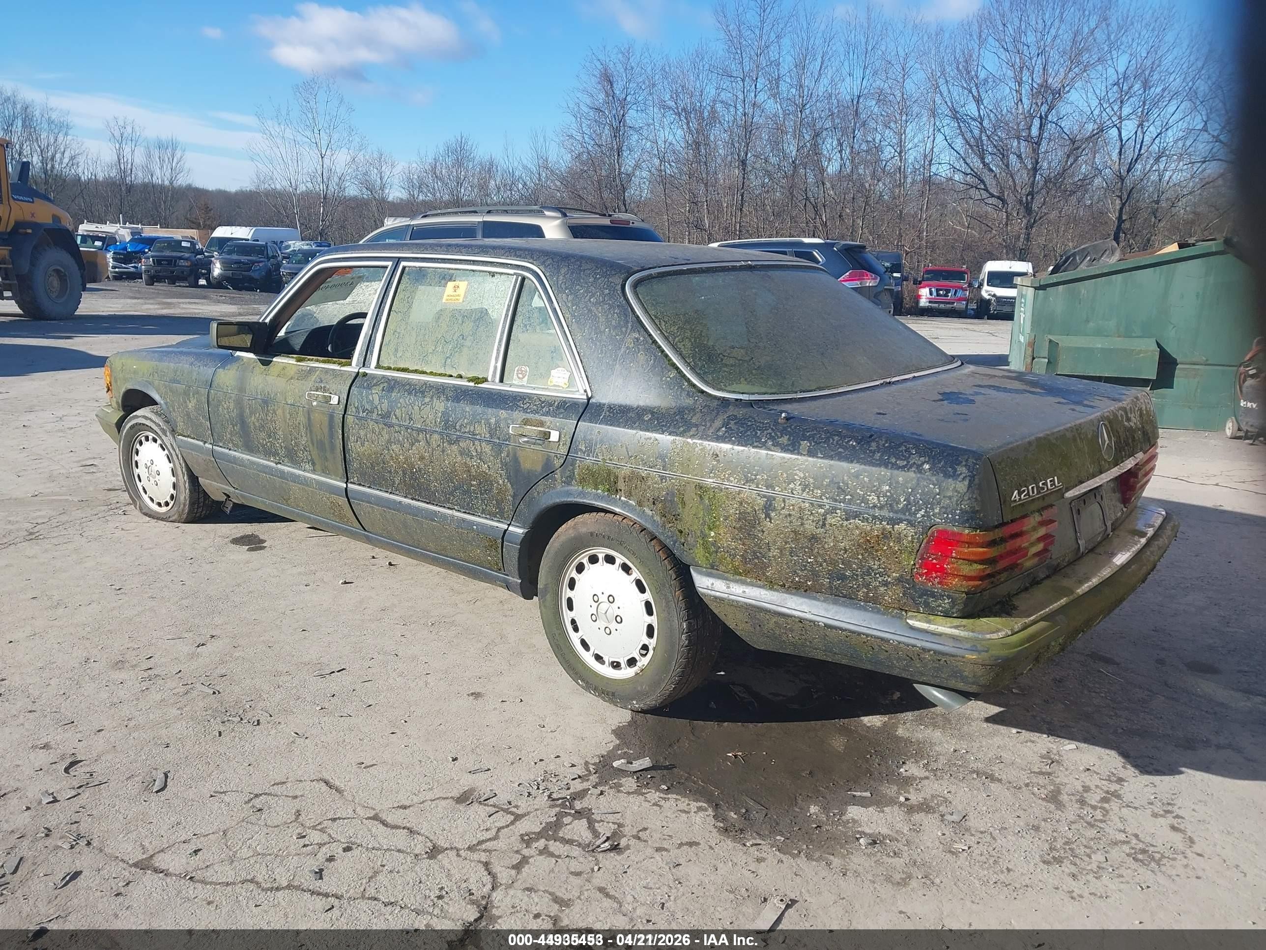 1989 Mercedes-benz 420 Sel Синий vin: WDBCA35E6KA478063