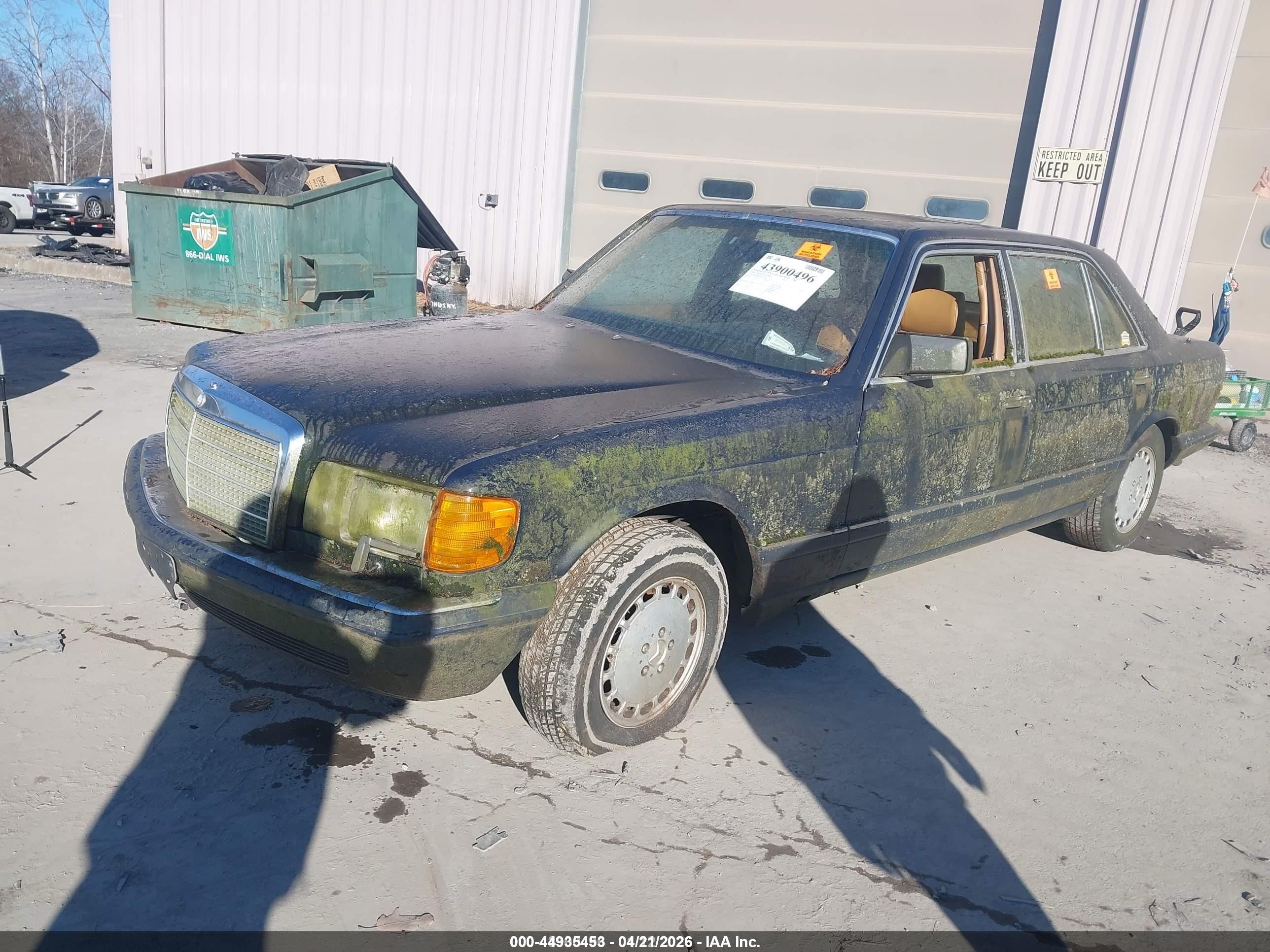 1989 Mercedes-benz 420 Sel Синий vin: WDBCA35E6KA478063