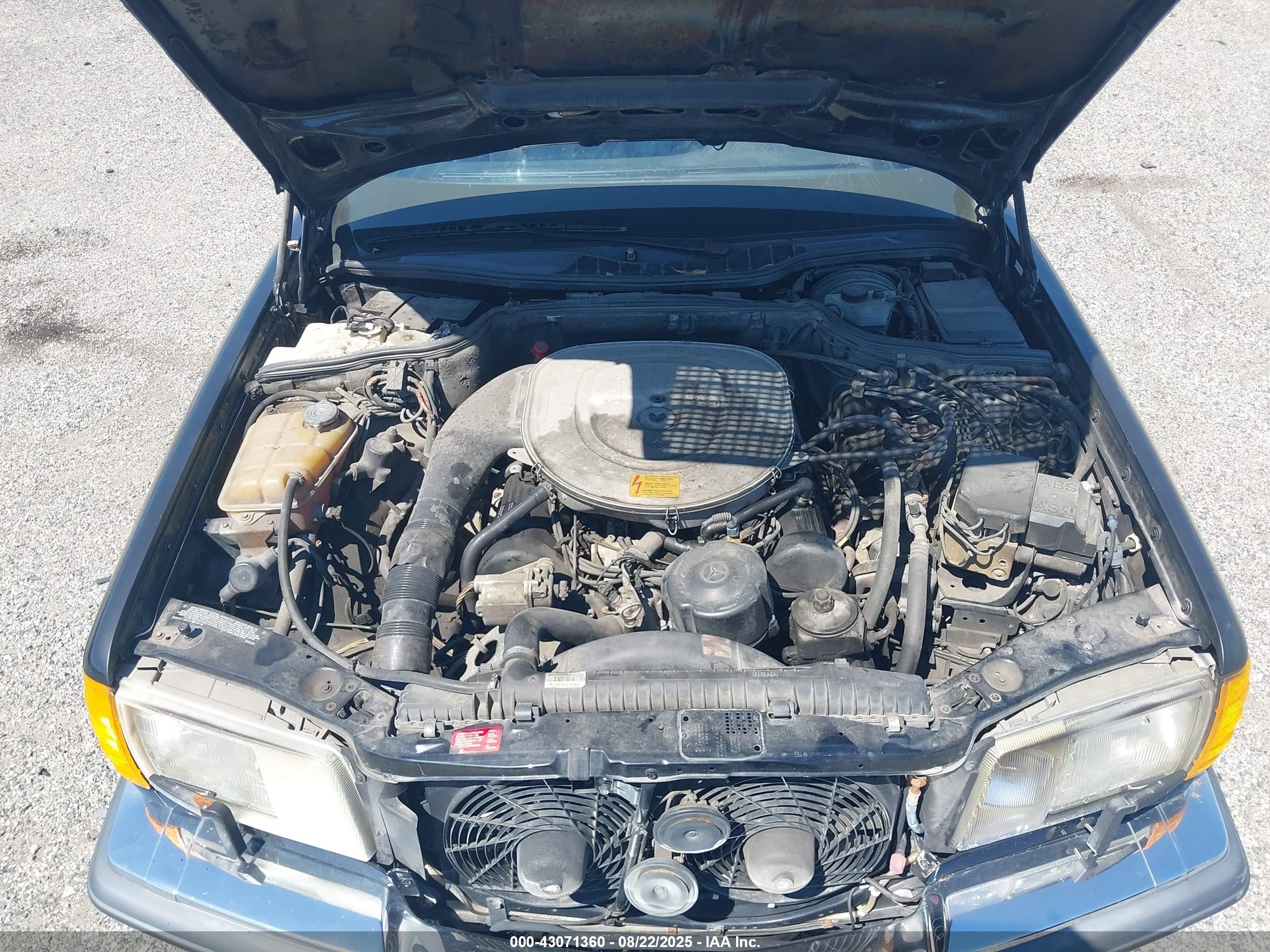 1991 Mercedes-benz 420 Sel Черный vin: WDBCA35E6MA591188