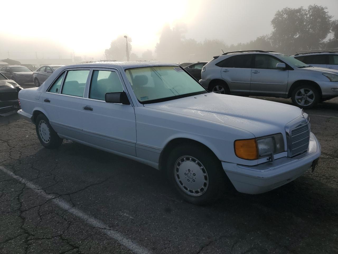 1991 Mercedes-benz 420 Sel White vin: WDBCA35E8MA604488