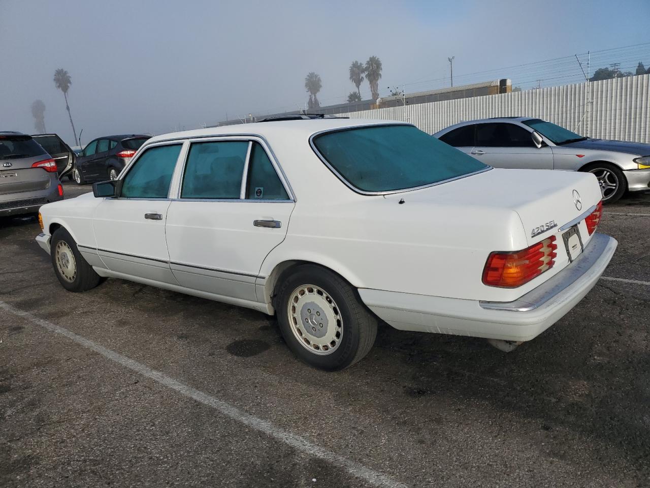1991 Mercedes-benz 420 Sel White vin: WDBCA35E8MA604488