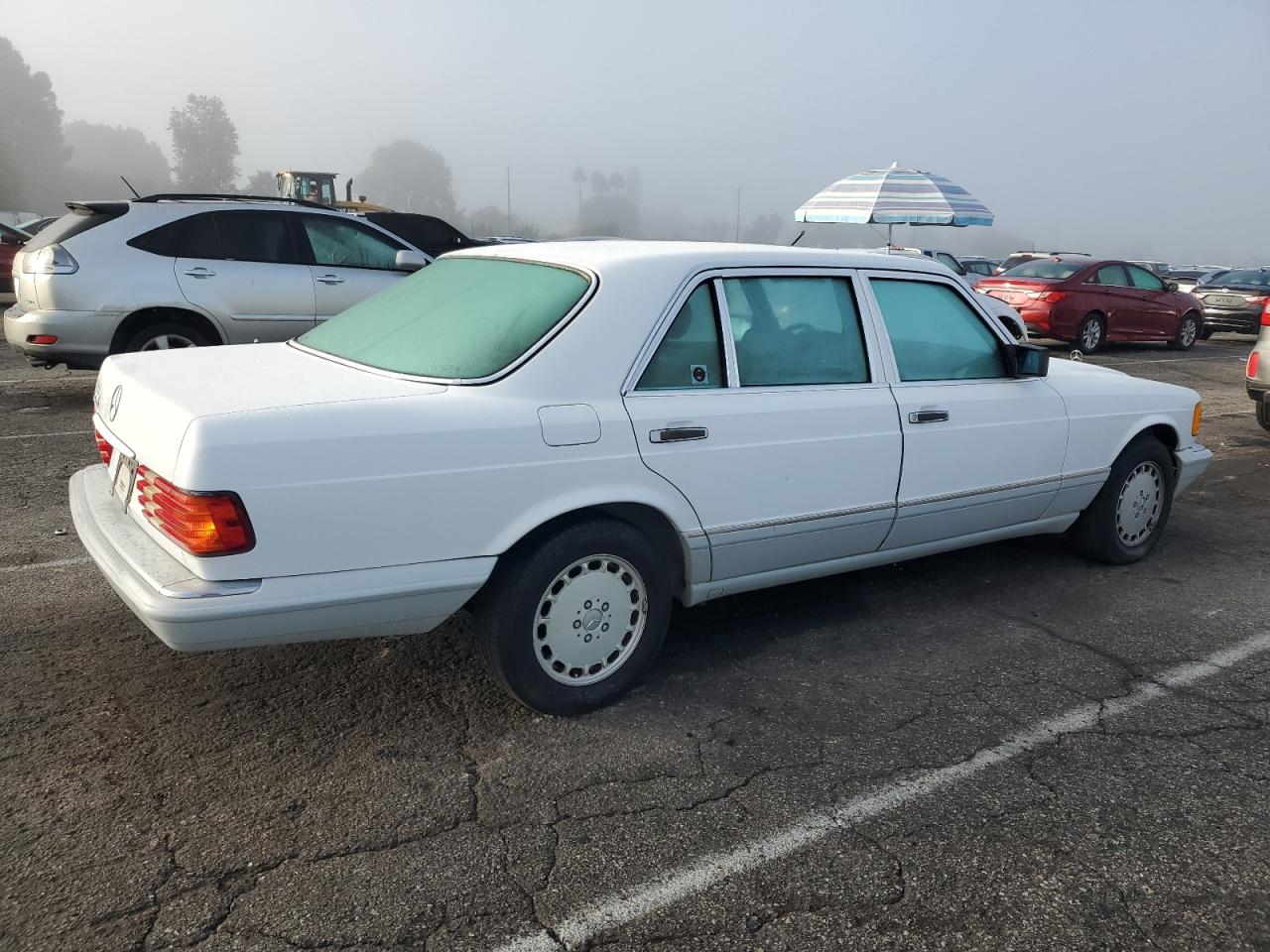 1991 Mercedes-benz 420 Sel White vin: WDBCA35E8MA604488