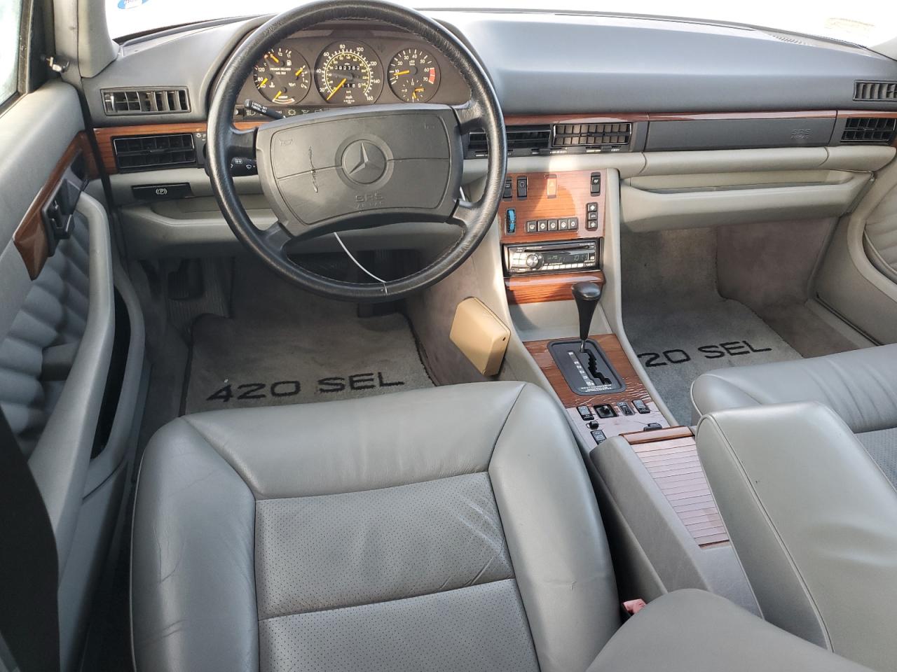 1991 Mercedes-benz 420 Sel White vin: WDBCA35E8MA604488